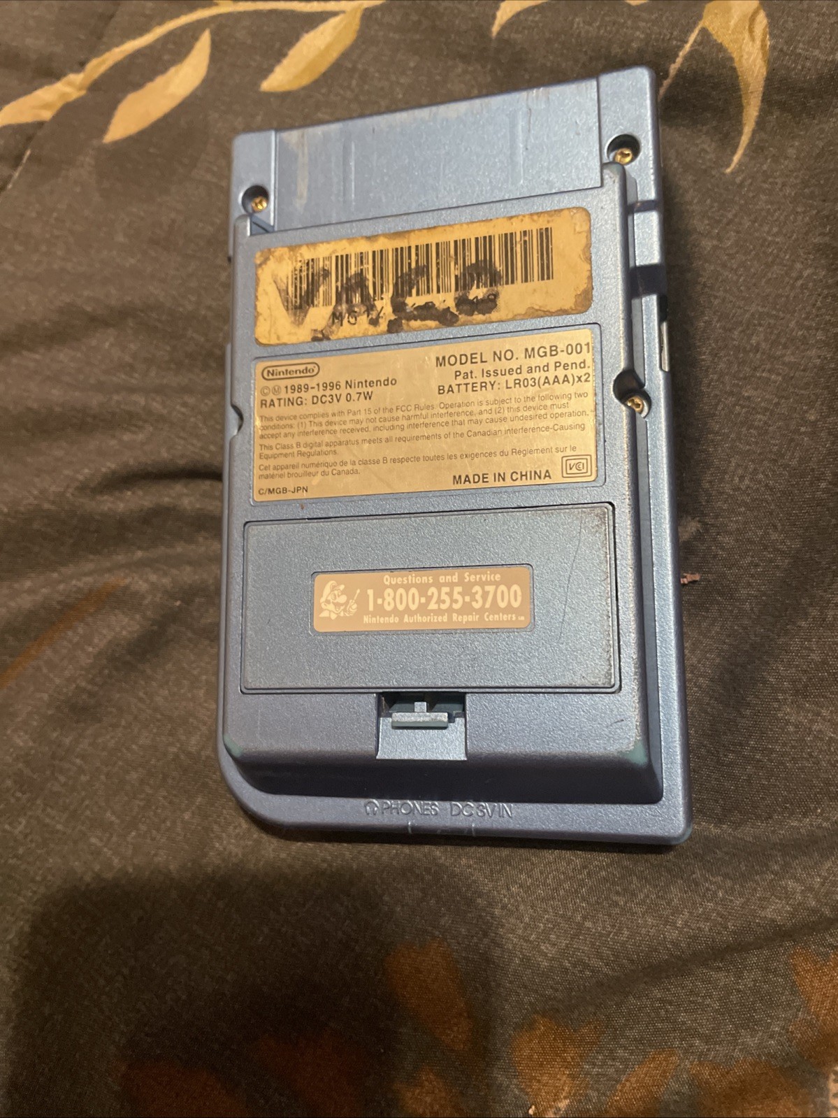 Nintendo Game Boy Pocket – Ice Blue