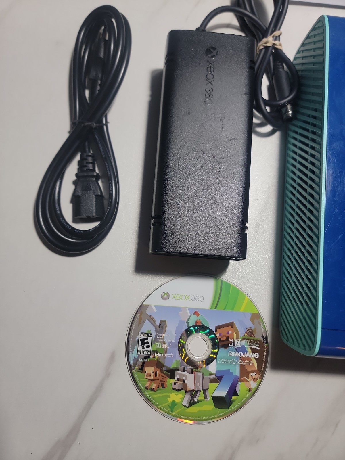 Microsoft Xbox 360 E Blue & Green Special Edition Console Model 1538 500GB