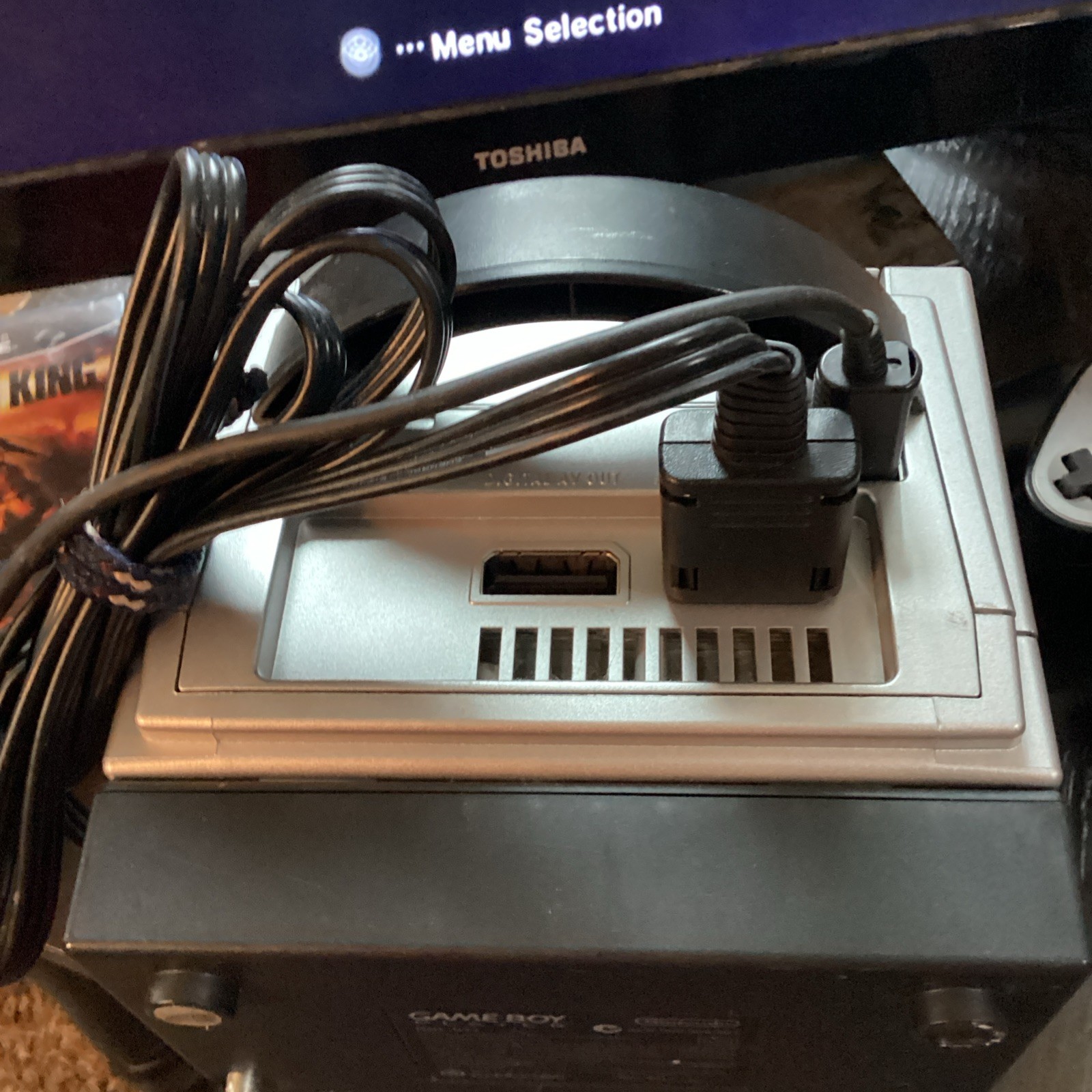 Nintendo GameCube Console & Gameboy Player Bundle – Untested- Please Read