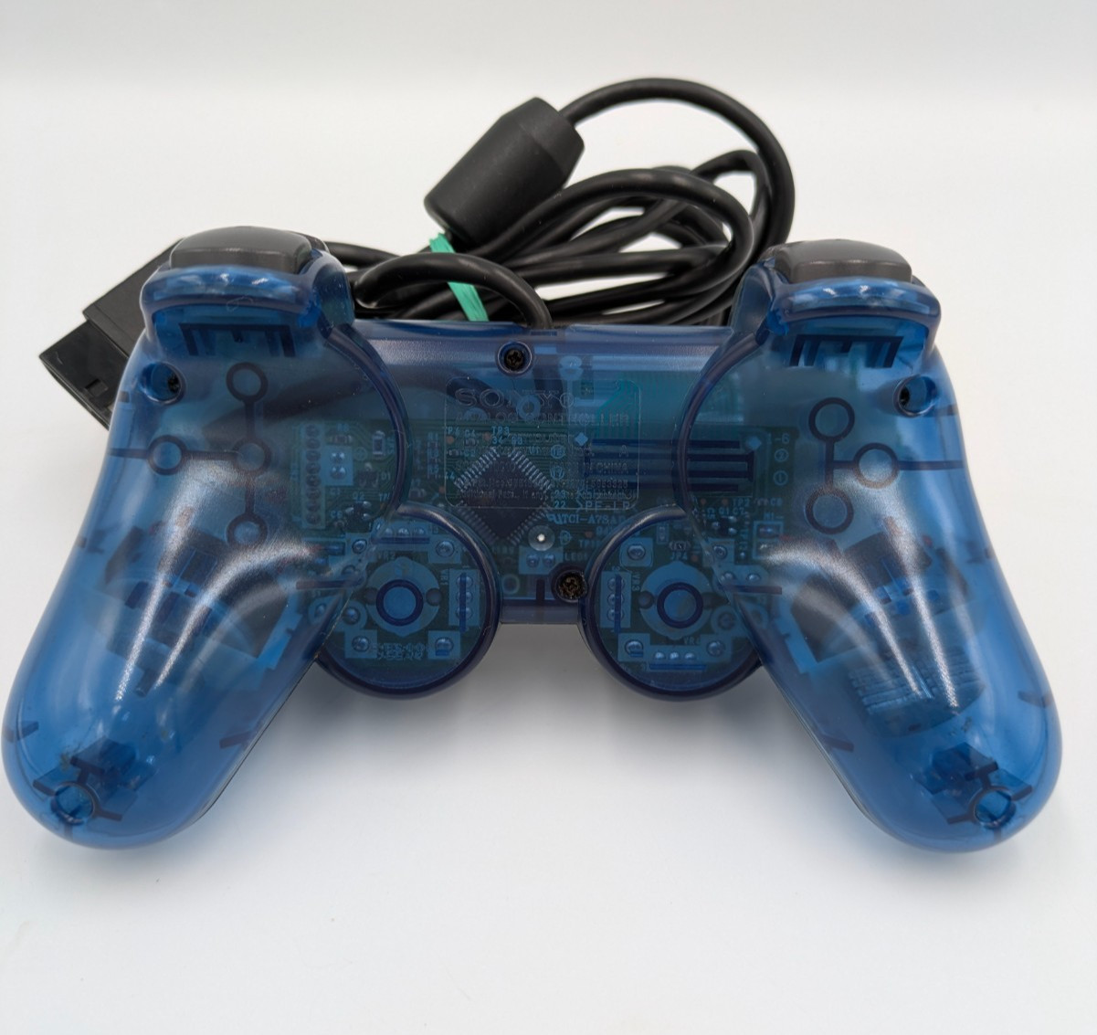 PS2 PlayStation 2 Console Ocean Blue SCPH-37000 Controller Japanese Tested