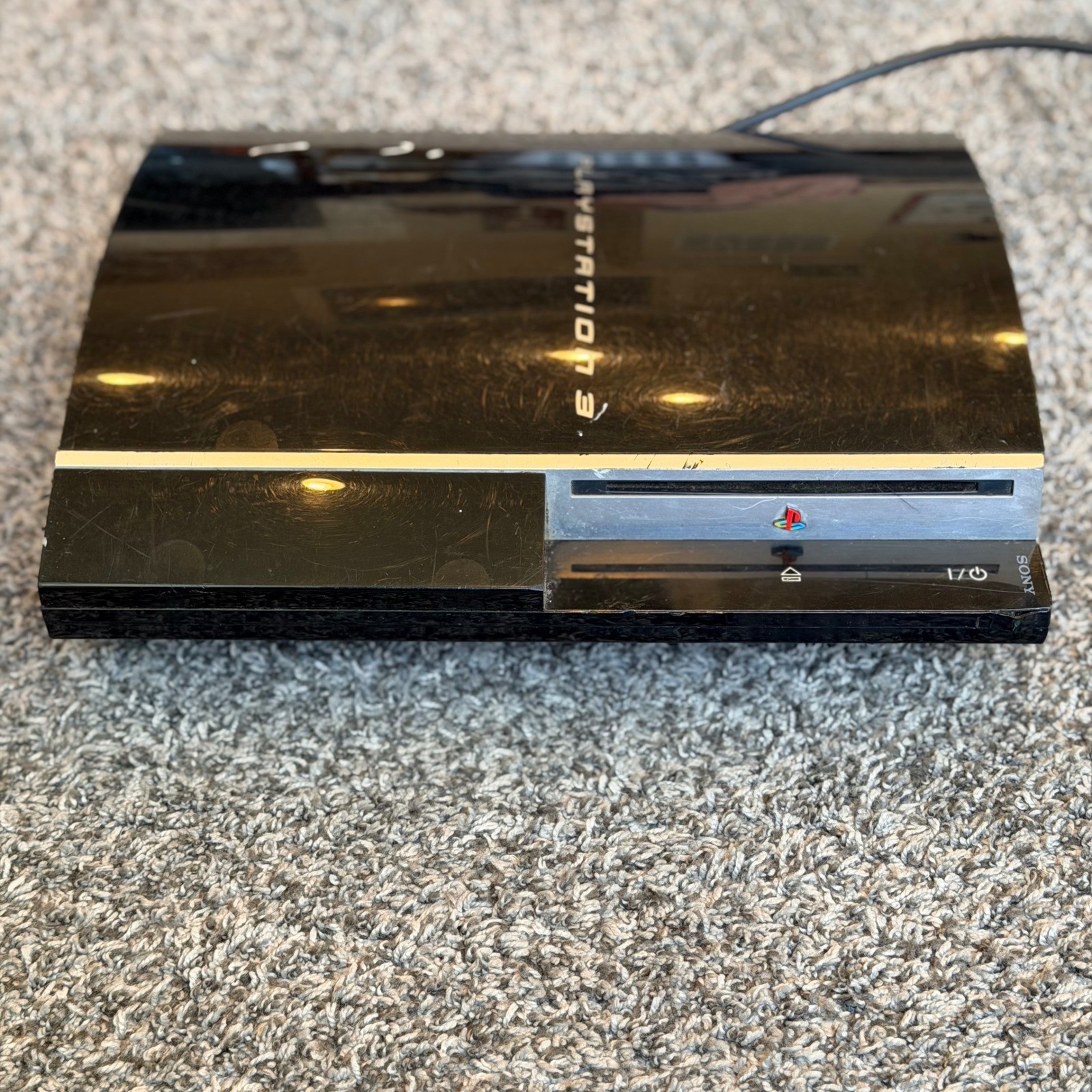 Sony PlayStation 3 CECHK01 Console Parts Repair Only Piano Black