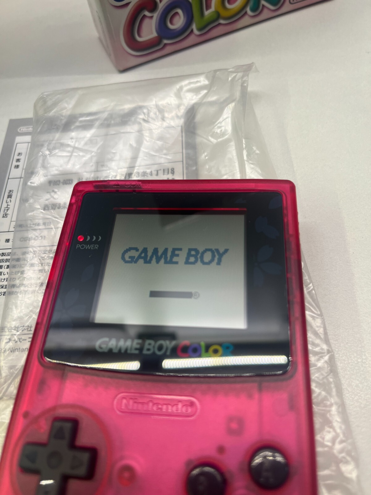 NINTENDO GAMEBOY COLOR SAKURA WARS LIMITED EDITION NTSC-J REGION FREE CONSOLE
