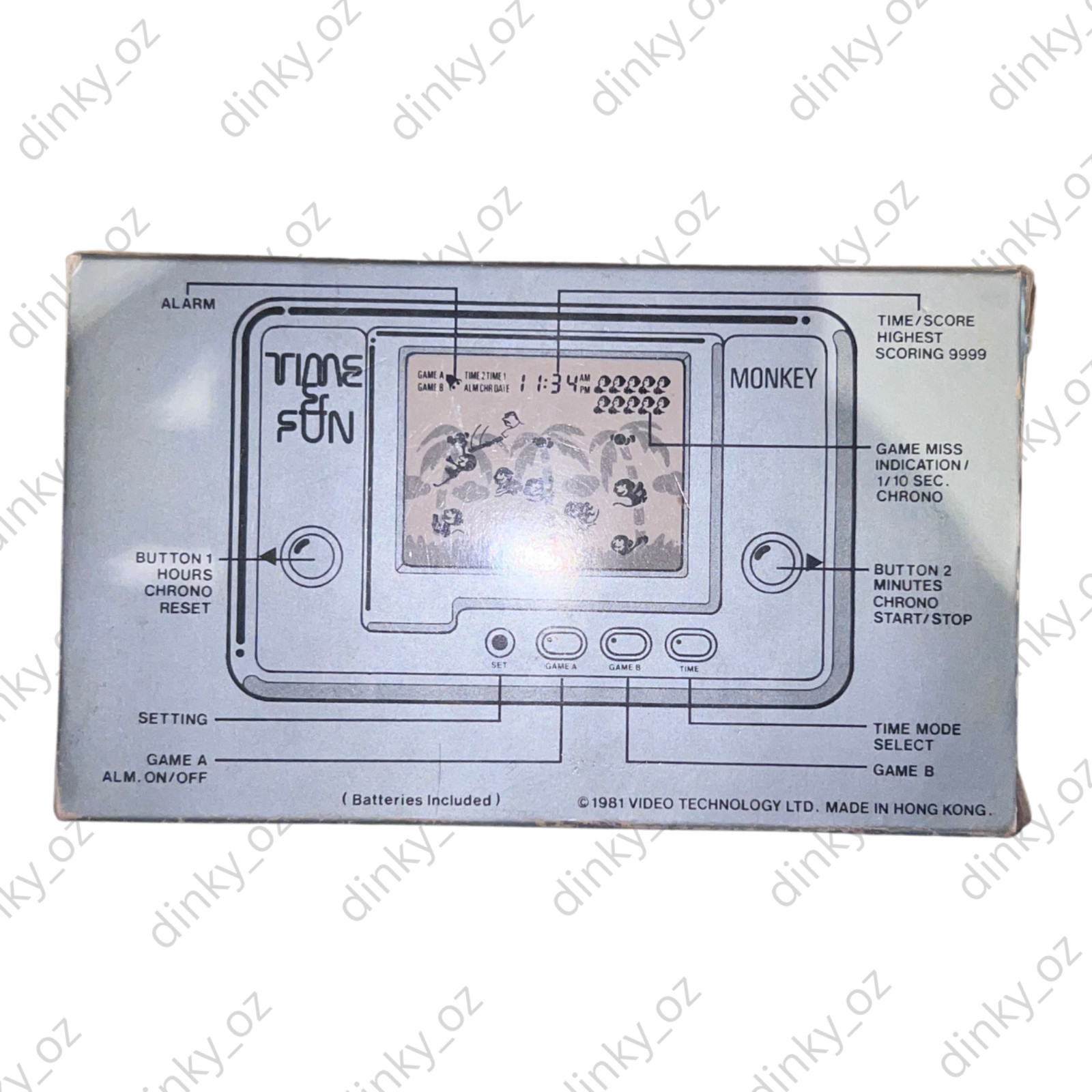 V-Tech Time & Fun ‘Monkey’ WORKING CONDITION IN BOX
