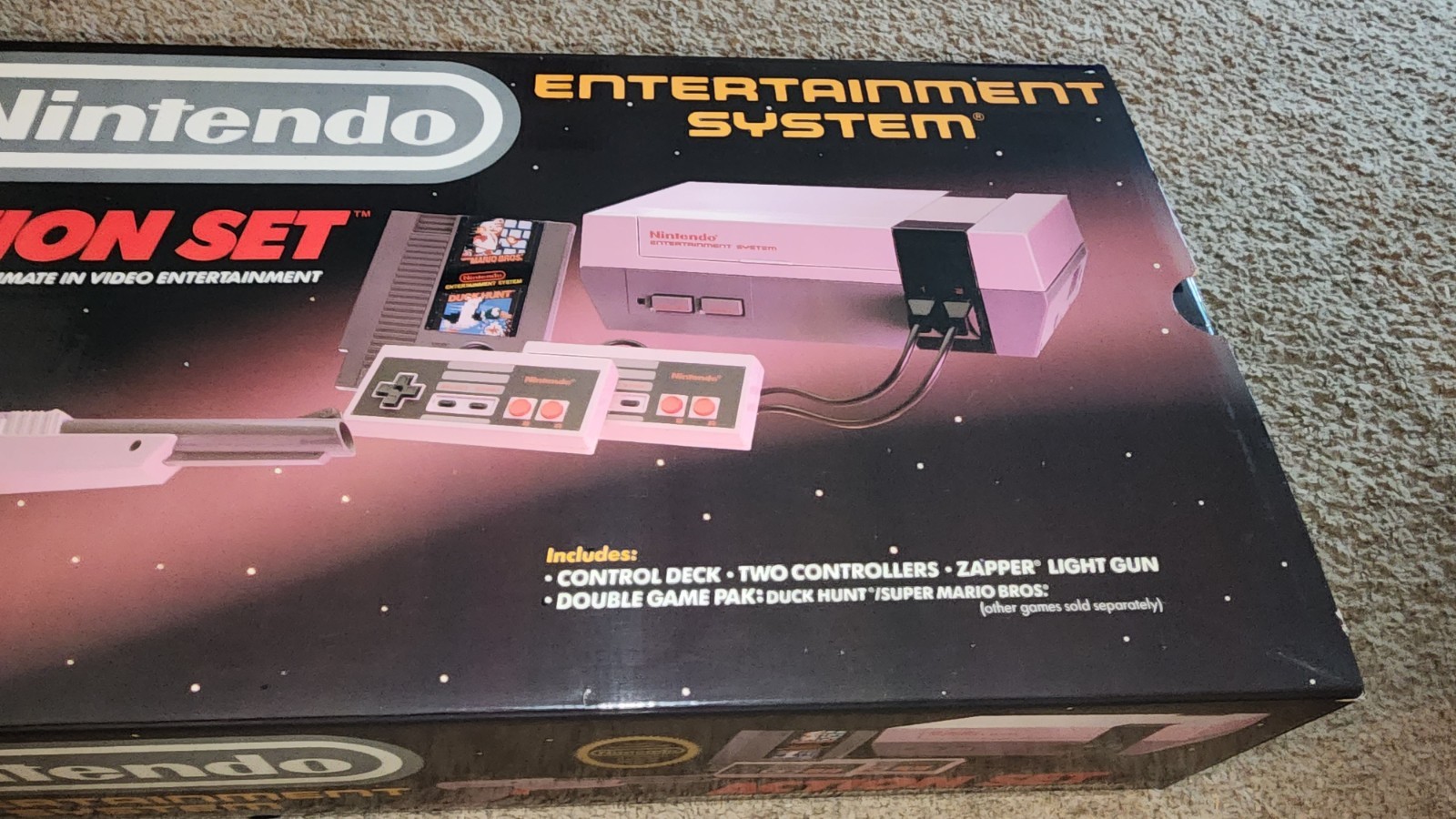 Nintendo NES Action Set Complete – High-End Collector Condition- CIB Near Mint