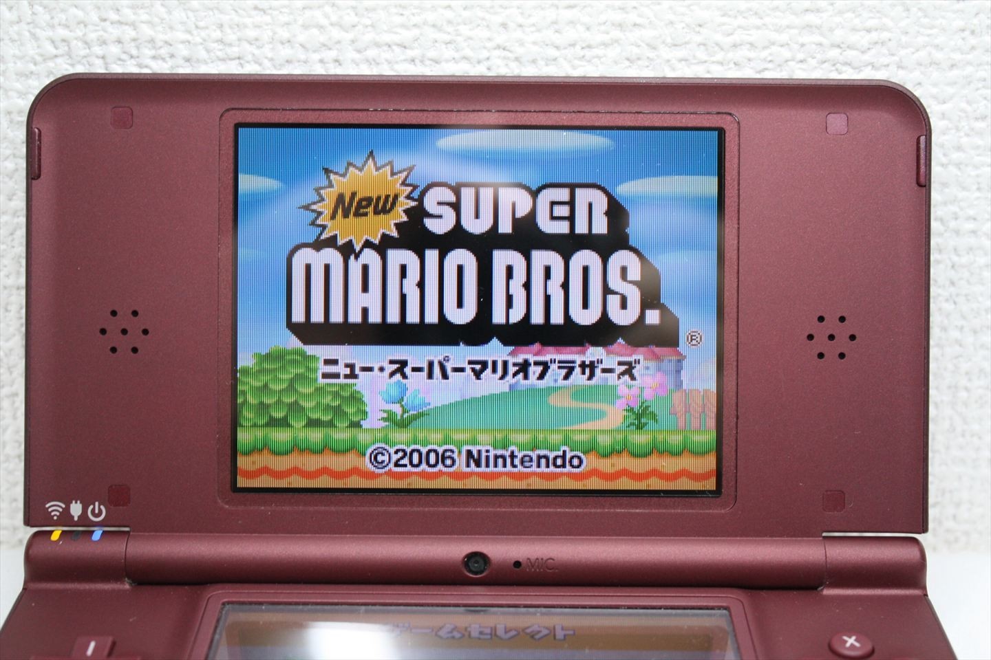 Nintendo DSi LL Console Wine Red UTL-001 Japanese version/ Tested w/case #450