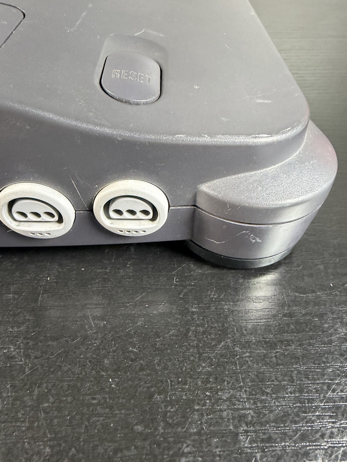 Nintendo 64 N64 Console Power Pack AV Cable And Green Controller Tested