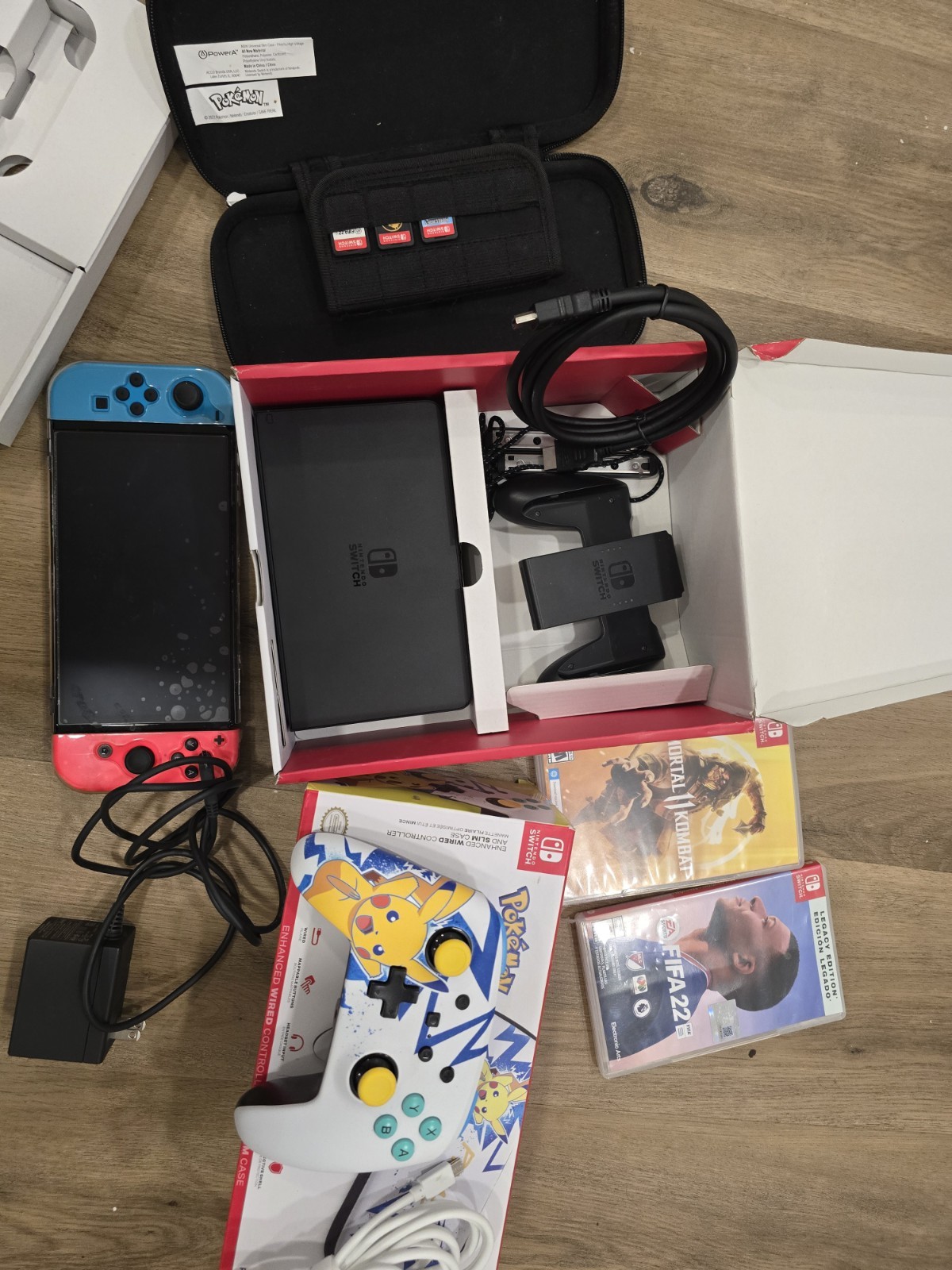 Nintendo Switch OLED Model + Accessories – Handheld Console – 64GB