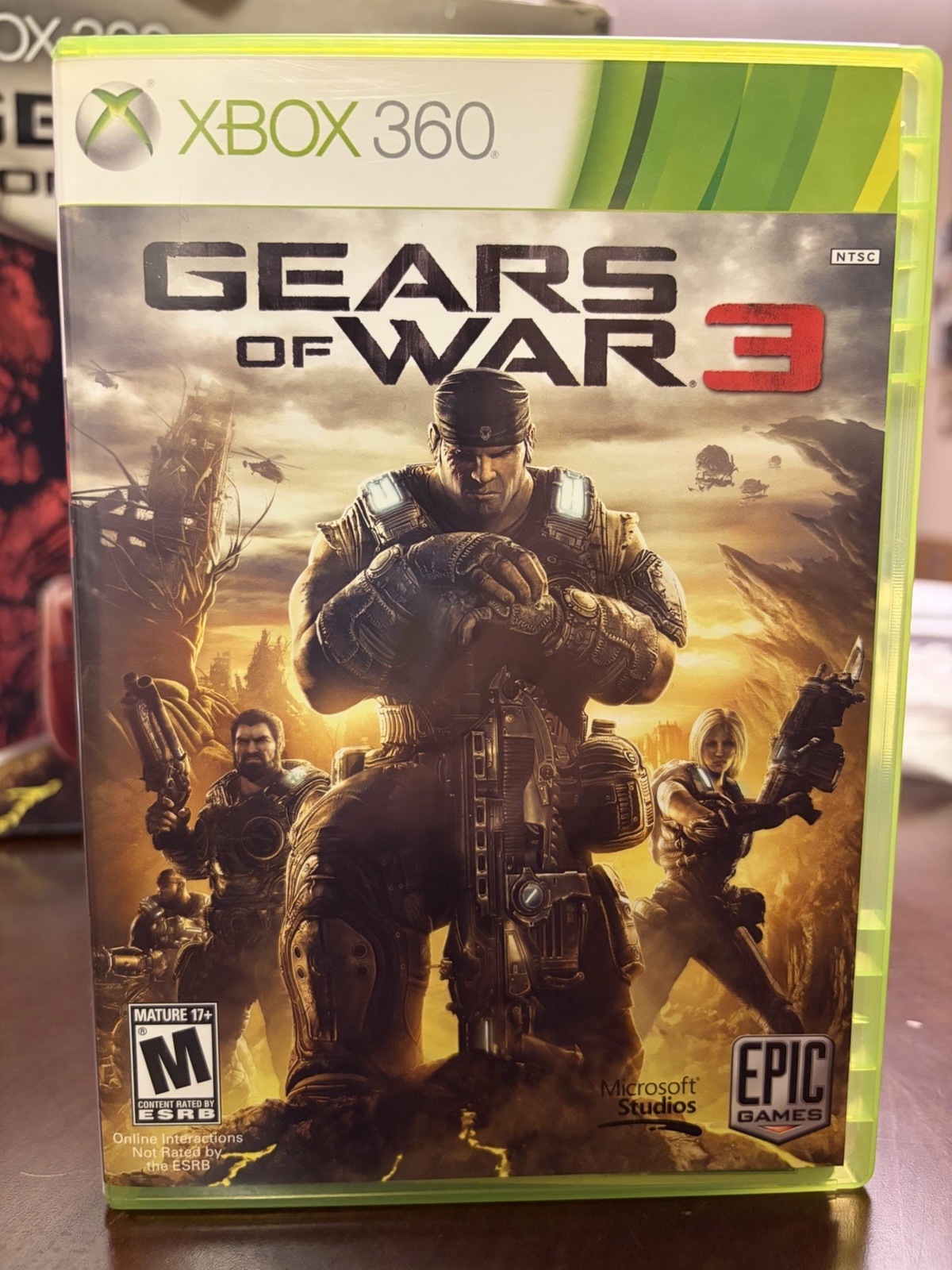 Limited Edition Gears of War 3 320GB Xbox 360 with Box, Game Guide, & Triple PAC
