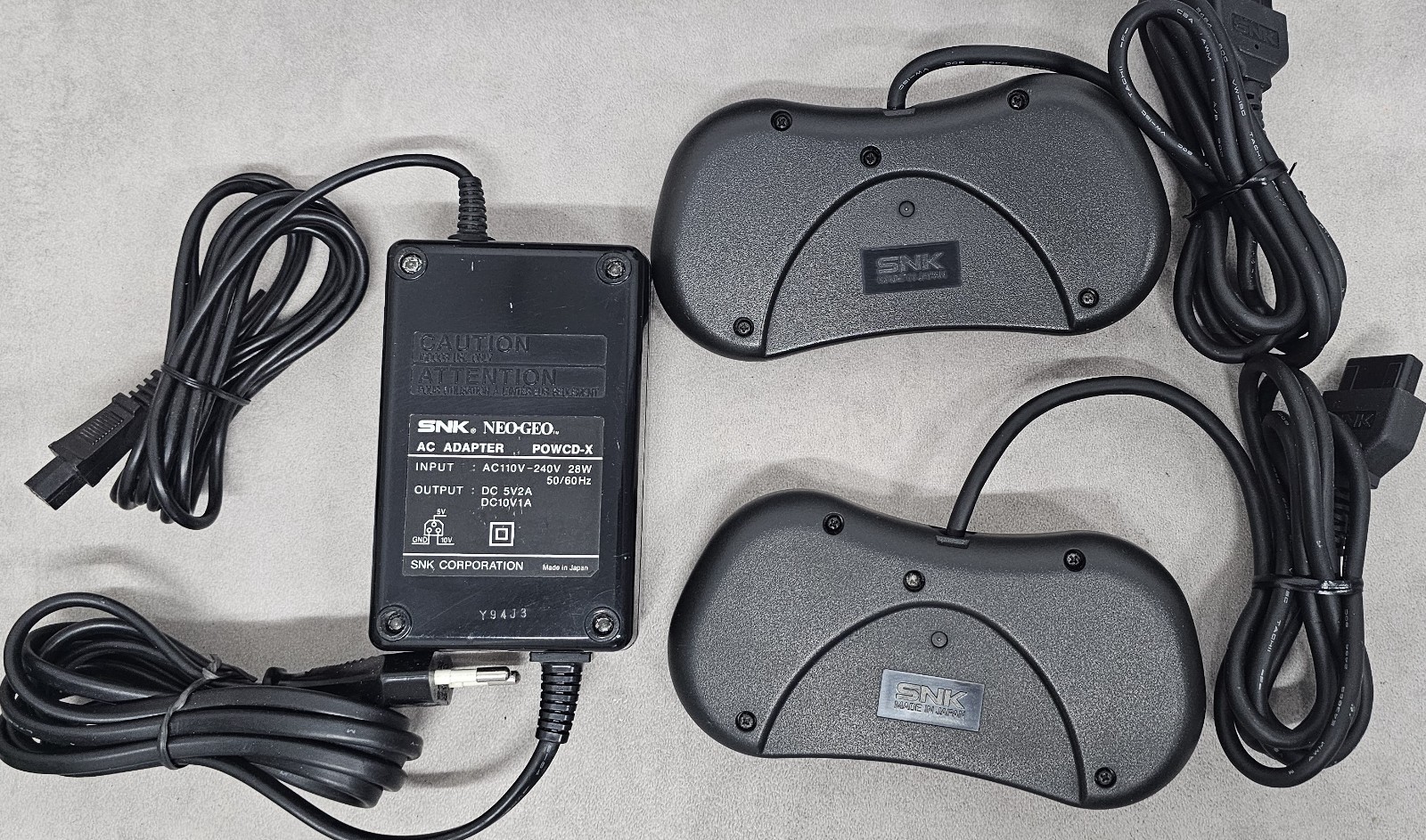 SNK Neo Geo Cd PAL Home Console, Black, RCA Component Connectivity