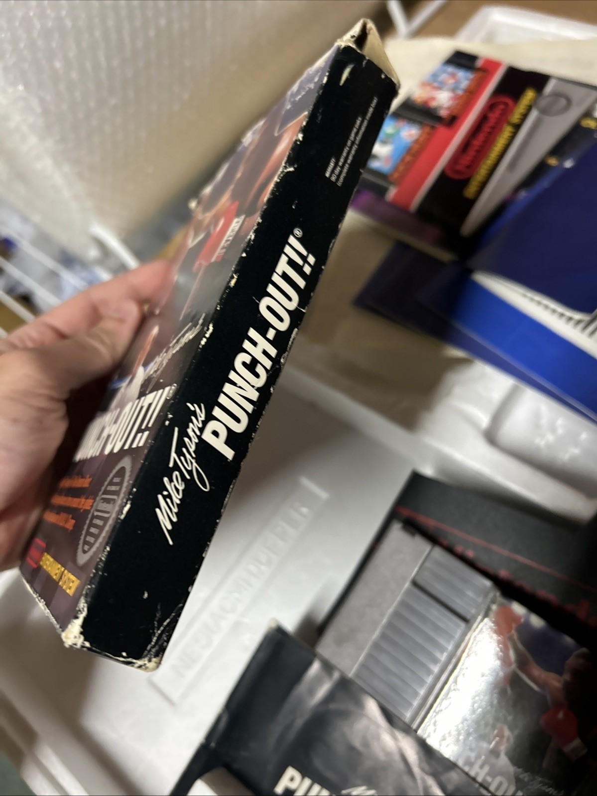 RARE Nintendo NES Action Set ConsoleNES-001 CIB With Boxed Punch Out!