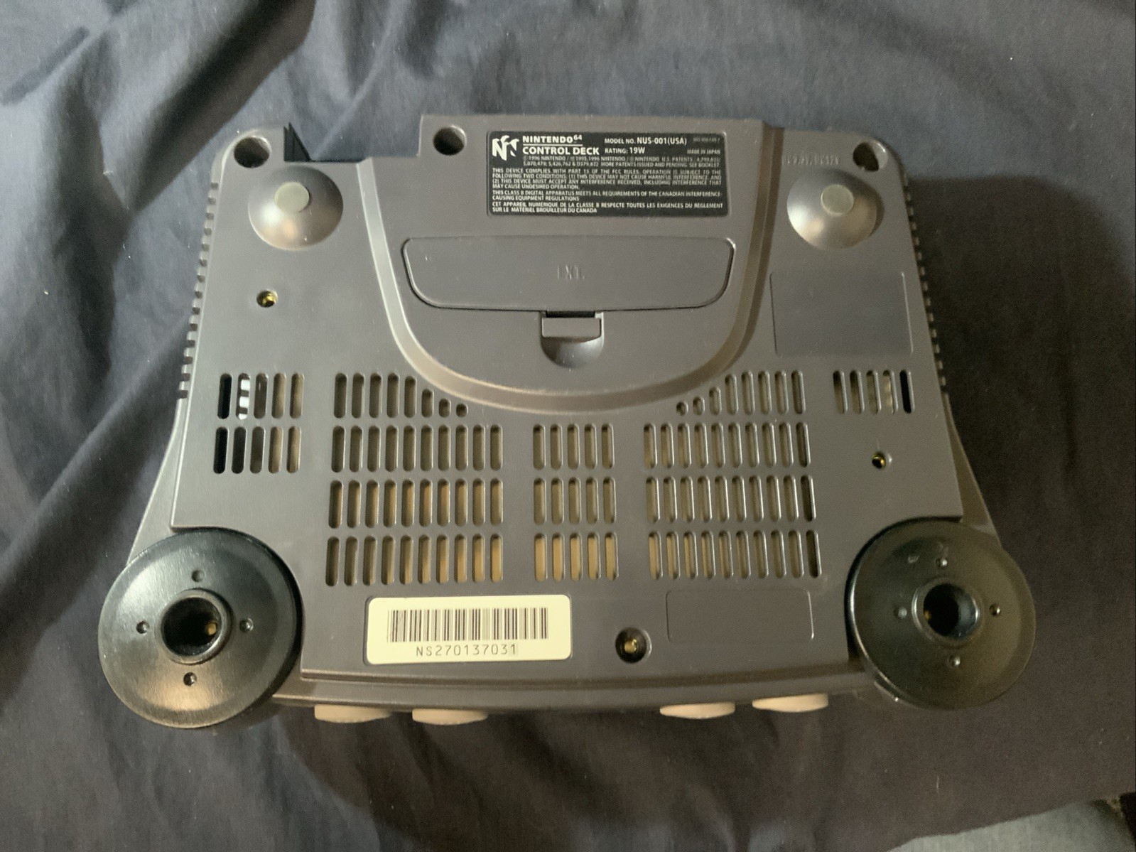 Nintendo 64 N64 OEM Console & Controller Cleaned Tested Works