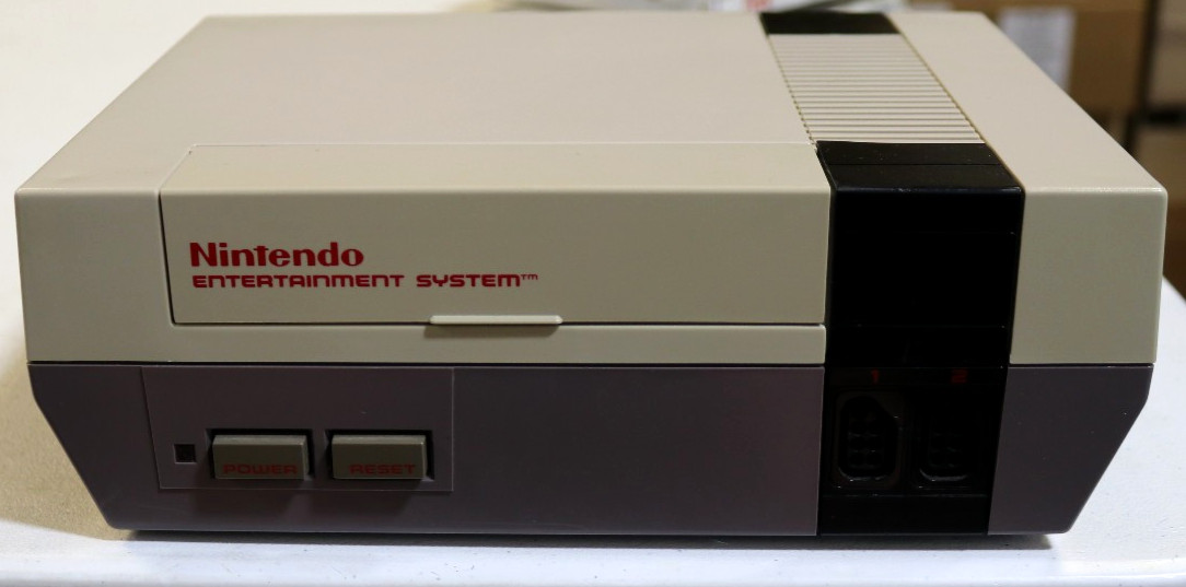 Original NES Nintendo System Console, 1 Controller With Cables TESTED (61402)
