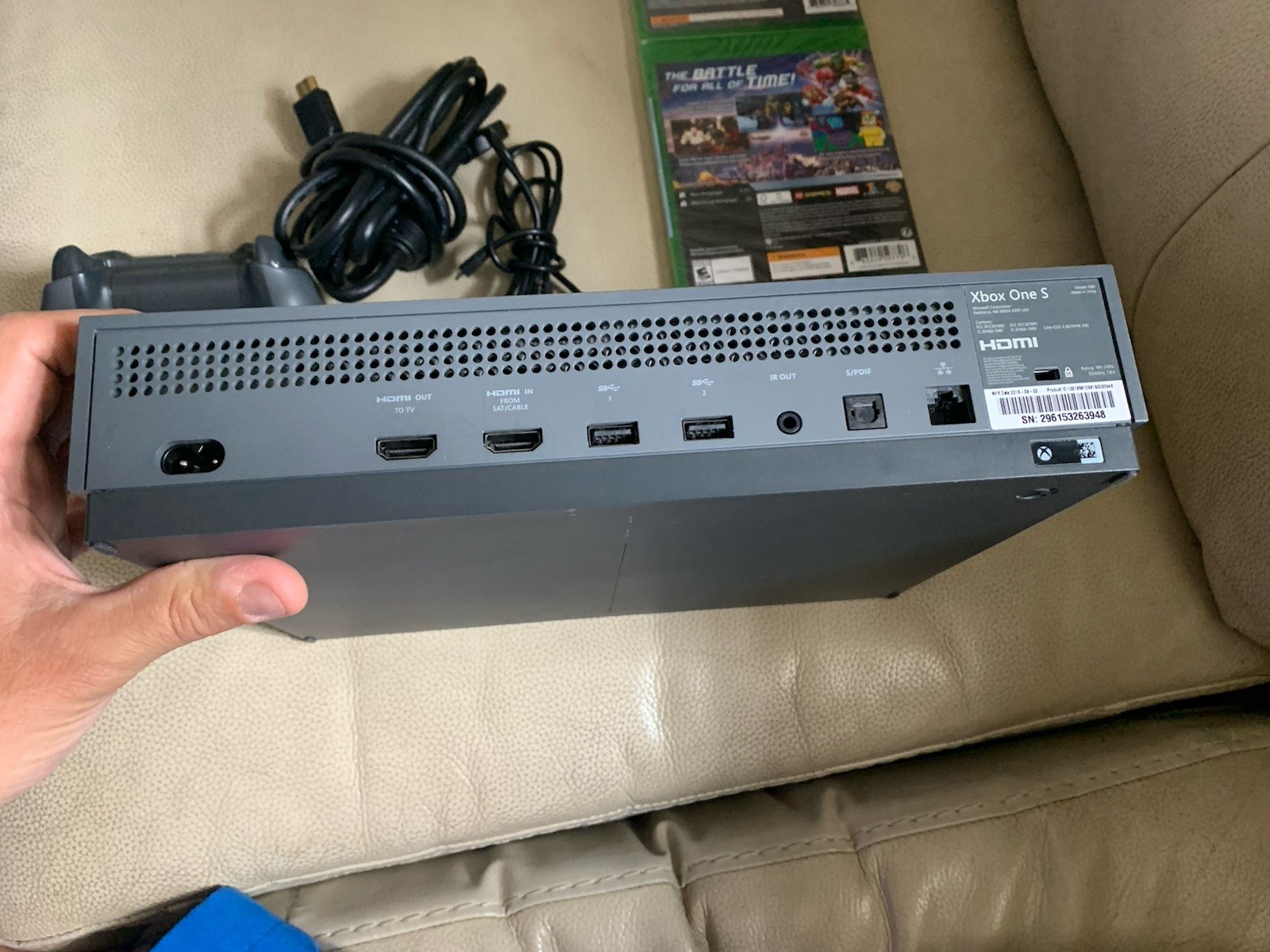 Microsoft Xbox One S Battlefield 1: Storm Gray Special Edition Bundle 500GB Gray