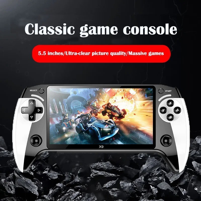 X9 Retro Handheld Game Console 5.5 Inch | 20000+ Games | Portable Gaming Player