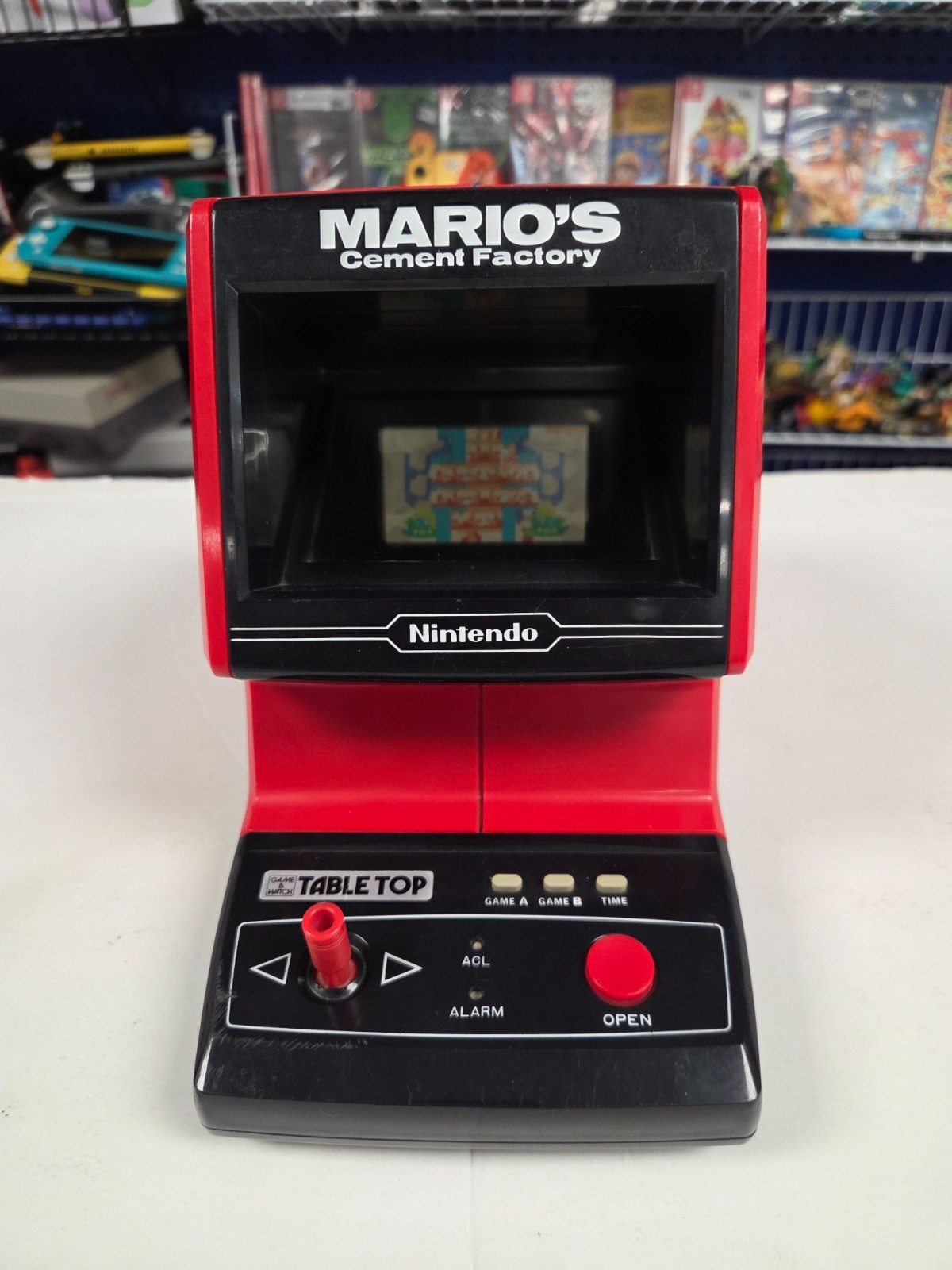 1983 VTG Nintendo Mario’s Cement Factory CM-72 Game and Watch Tabletop 🔥 Works
