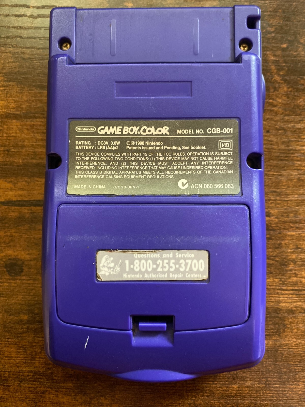Nintendo Game Boy Box Blue with 6 Games – Retro Gaming Fun! Made in China