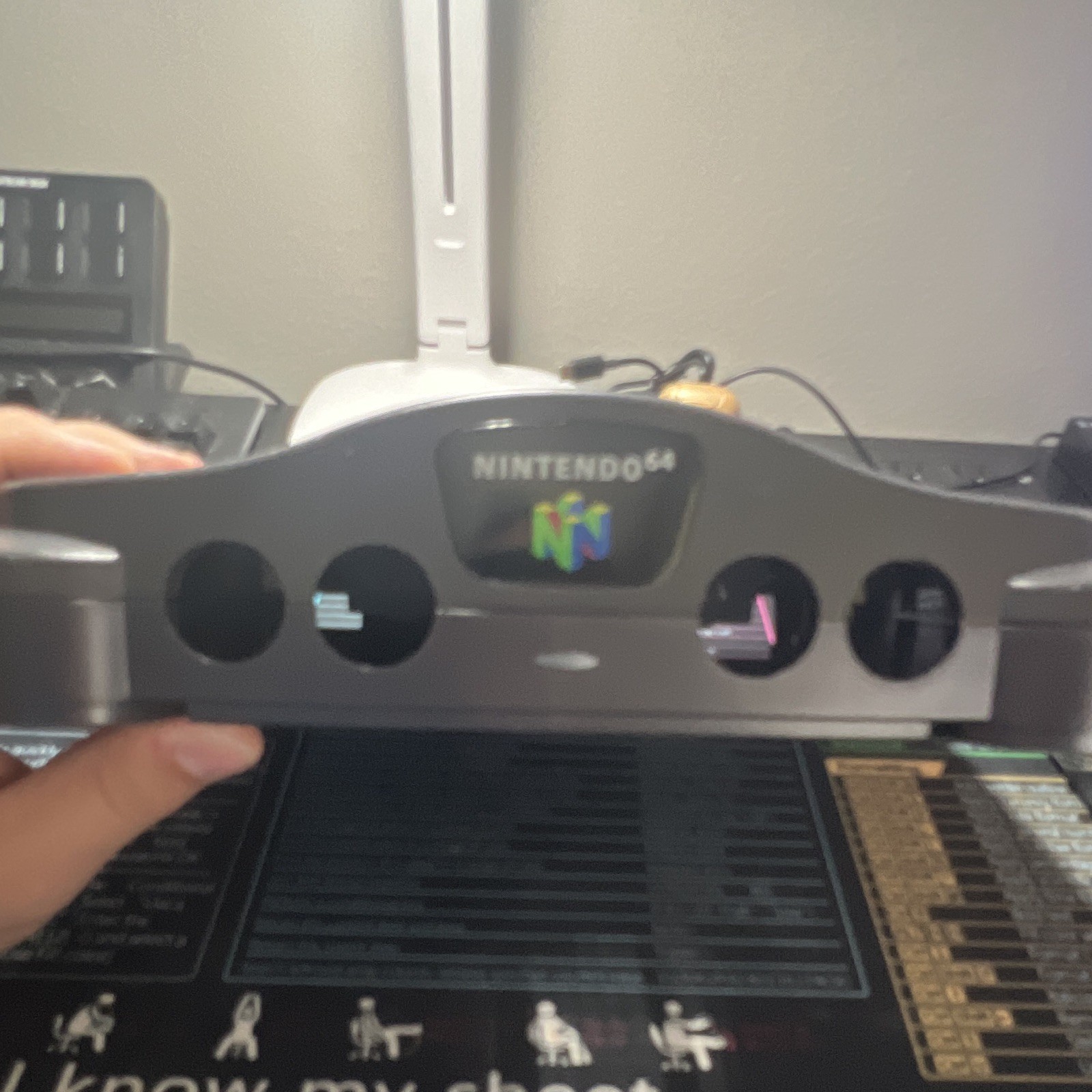 Nintendo 64 Gray Console NTSC-U/C AV Memory Expansion MPN NUS-001(USA)