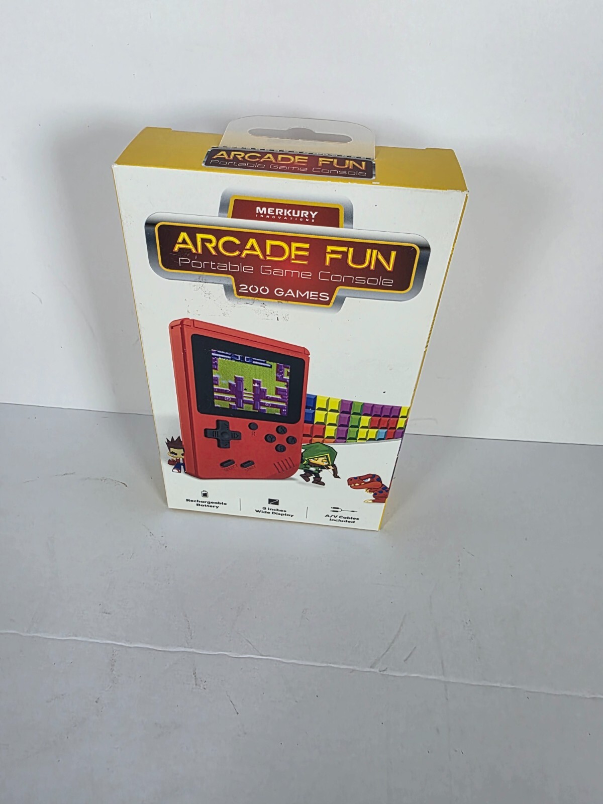 Merkury Innovations Arcade Fun Portable Game Console with 200 Games
