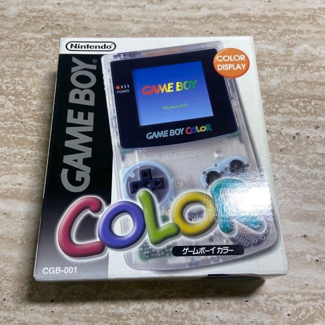 Nintendo Game Boy Color Clear CGB-001 Boxed Complete Tested Near Mint Japan 6910