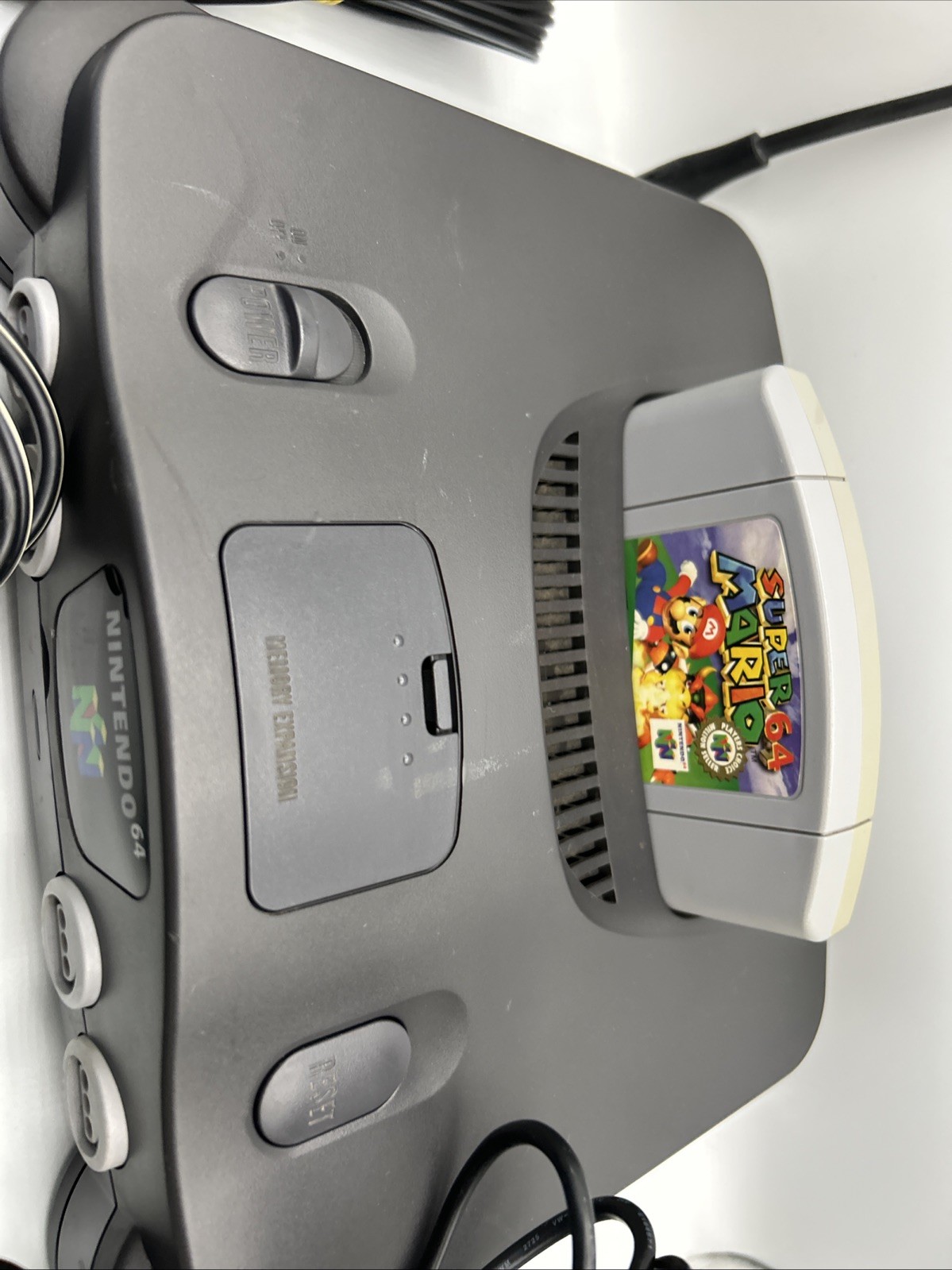 Nintendo 64 Console Bundle With Original Cords And Box And A Mad Cats Controller