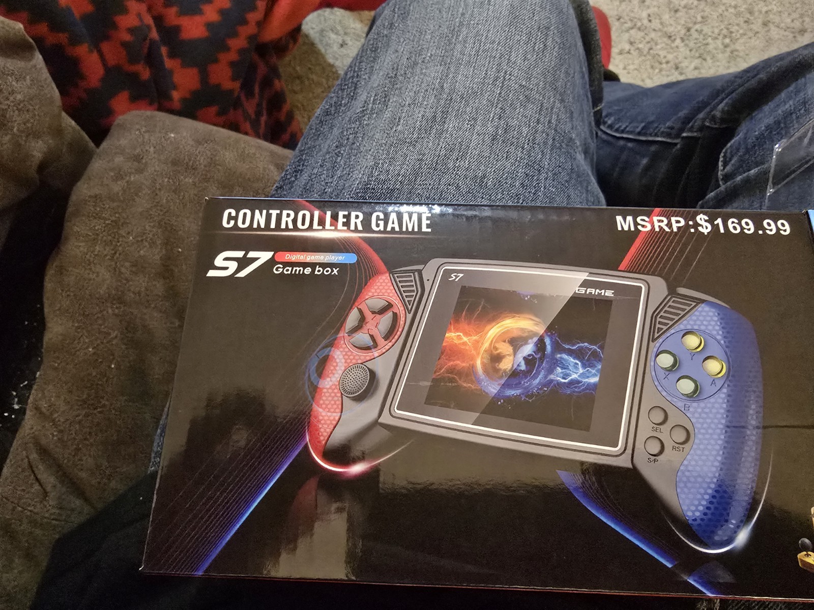 Game box S7 Handheld Console HD Color Screen TV HD Output Rechargeable 320×240