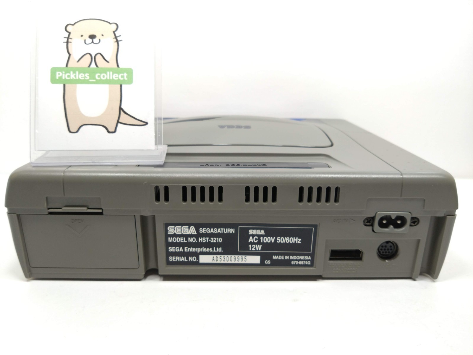 Sega Saturn Glay HST-3210 w/2 controlles Language Japanese Model Tested 0526E