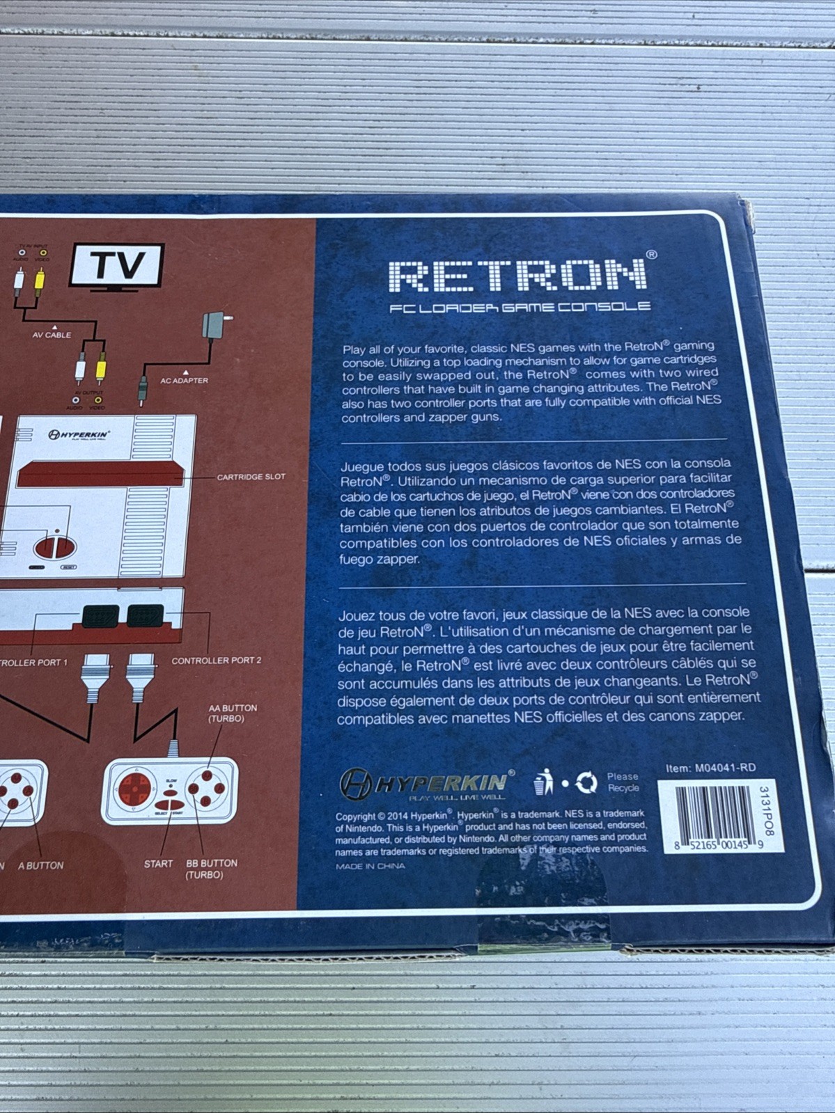 Hyperkin Retron 1 NES System Launch Edition White & Red Console M04041-RD