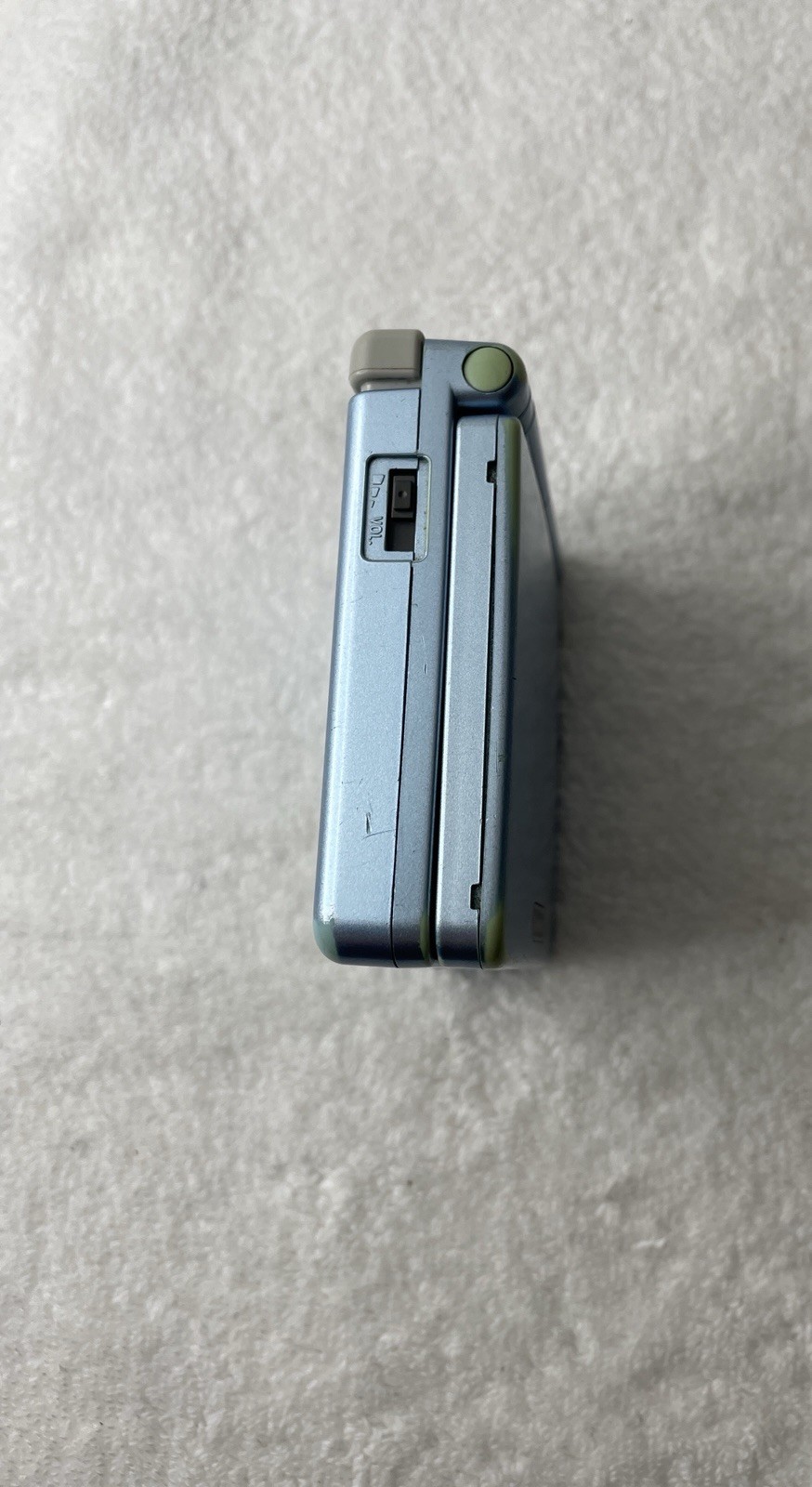 Nintendo Game Boy Advance SP GBA Pearl Blue AGS-101 Handheld Console- Tested