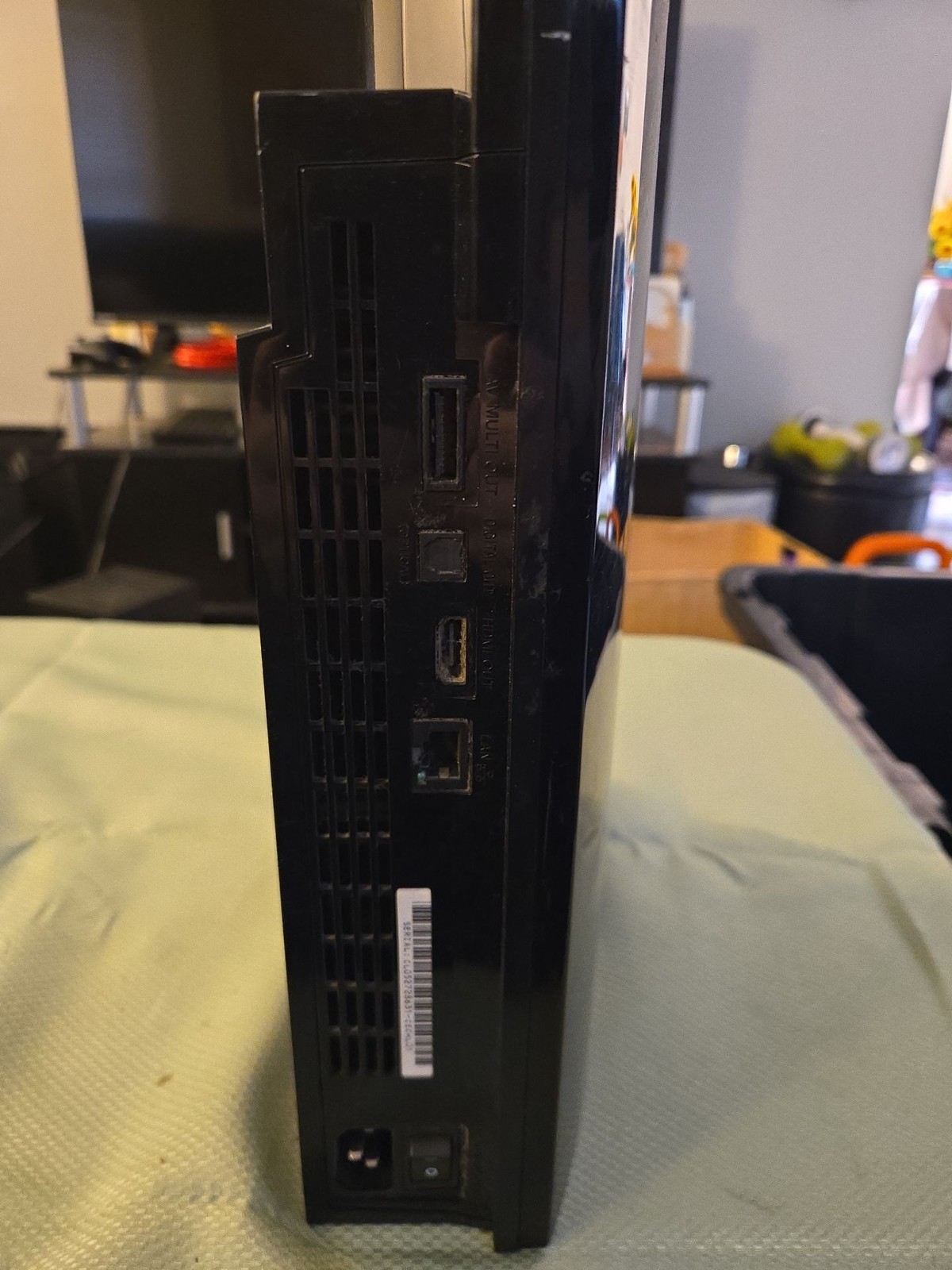 Sony PlayStation 3 Original Fat Console Model CECHH01 40GB Black