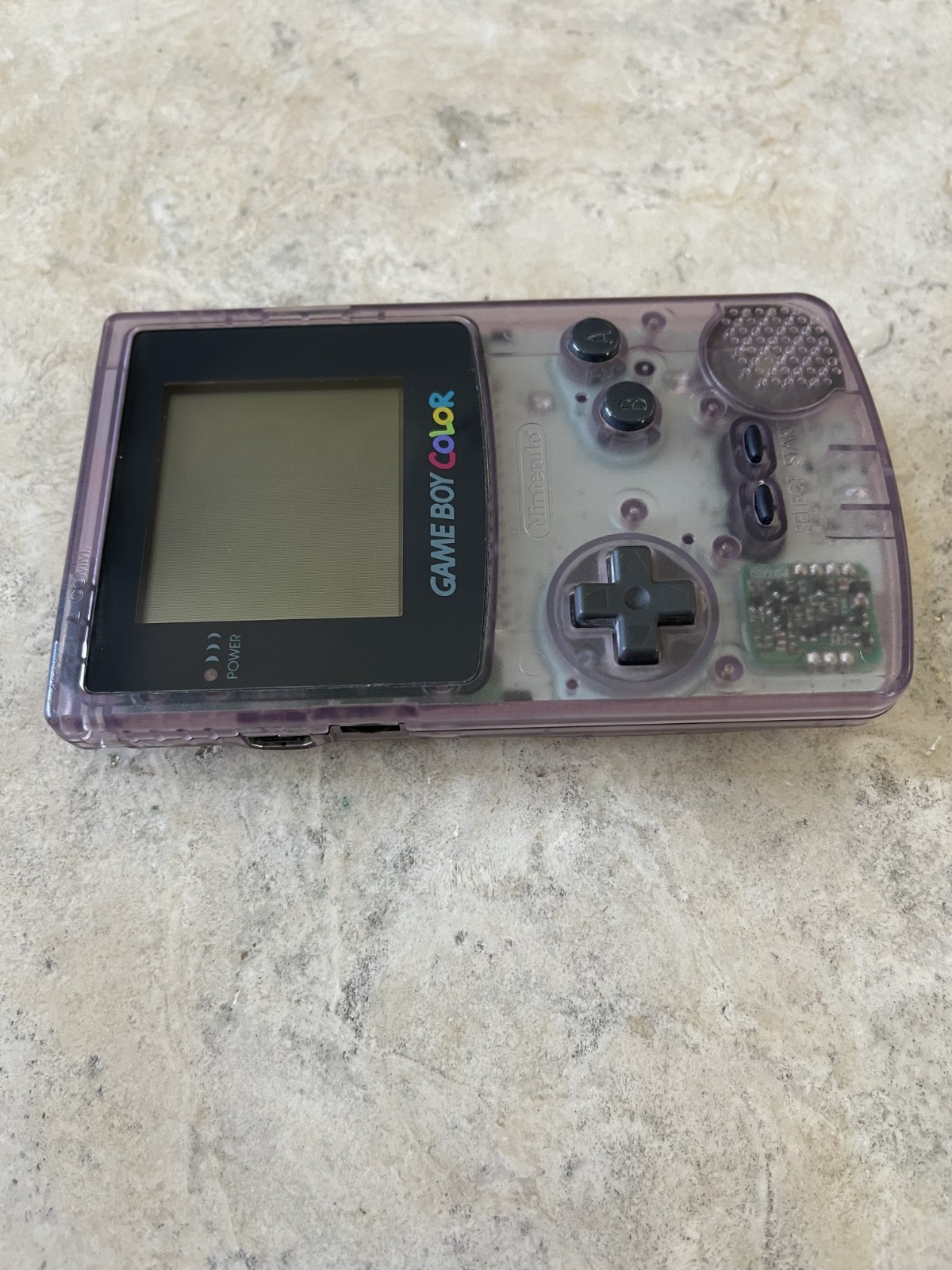 Nintendo Gameboy Color GBC Atomic Purple CGB-001 Handheld System Complete in Box
