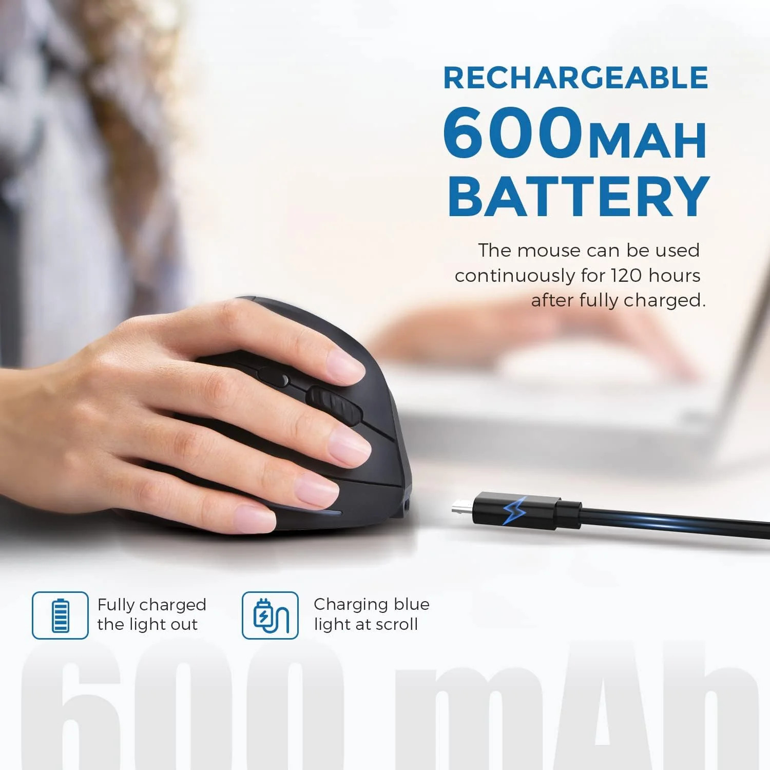 Gaming Vertical Ergonomic Mouse