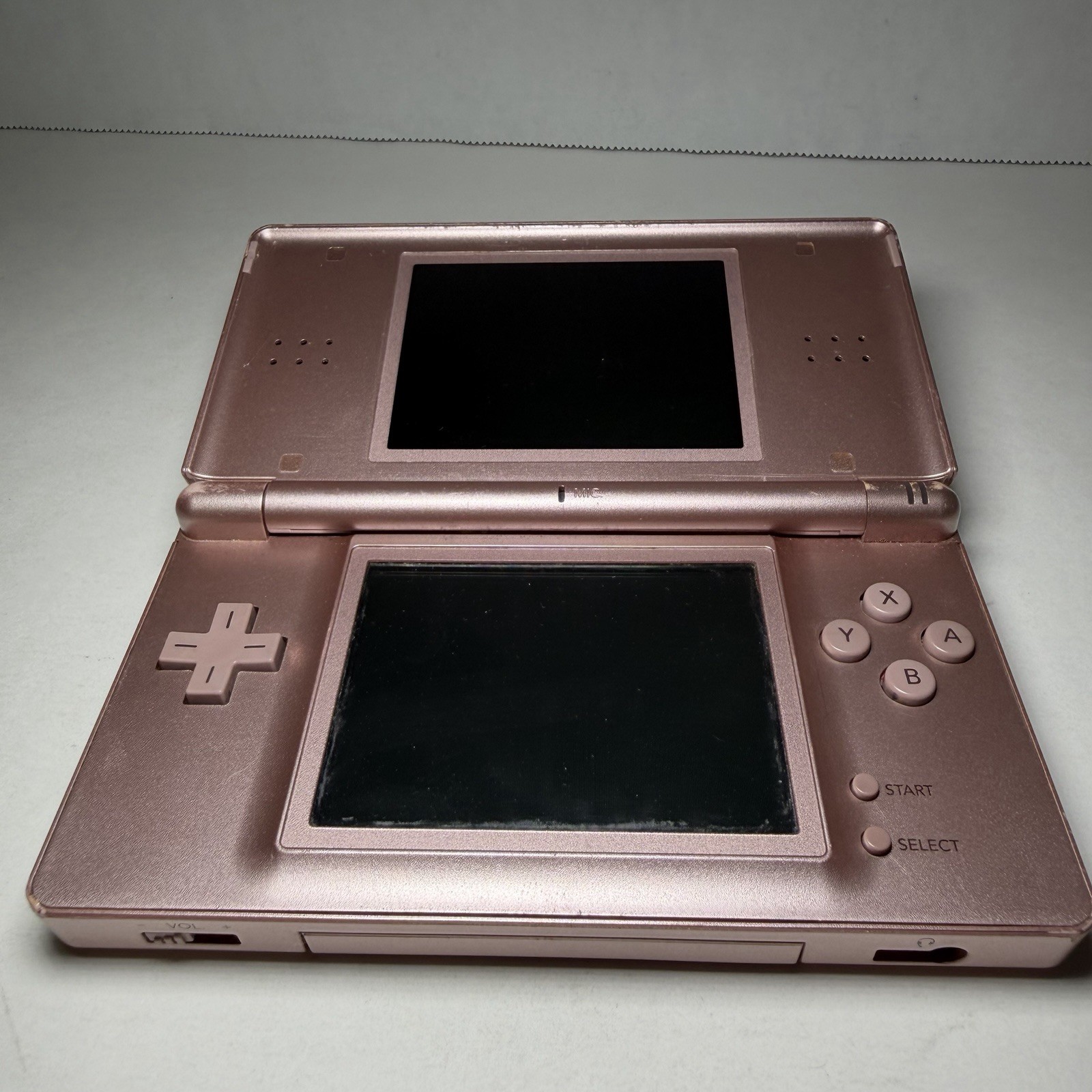 Nintendo DS Lite Console Pink/ Metallic Rose – Tested W/ Charger & No Stylist