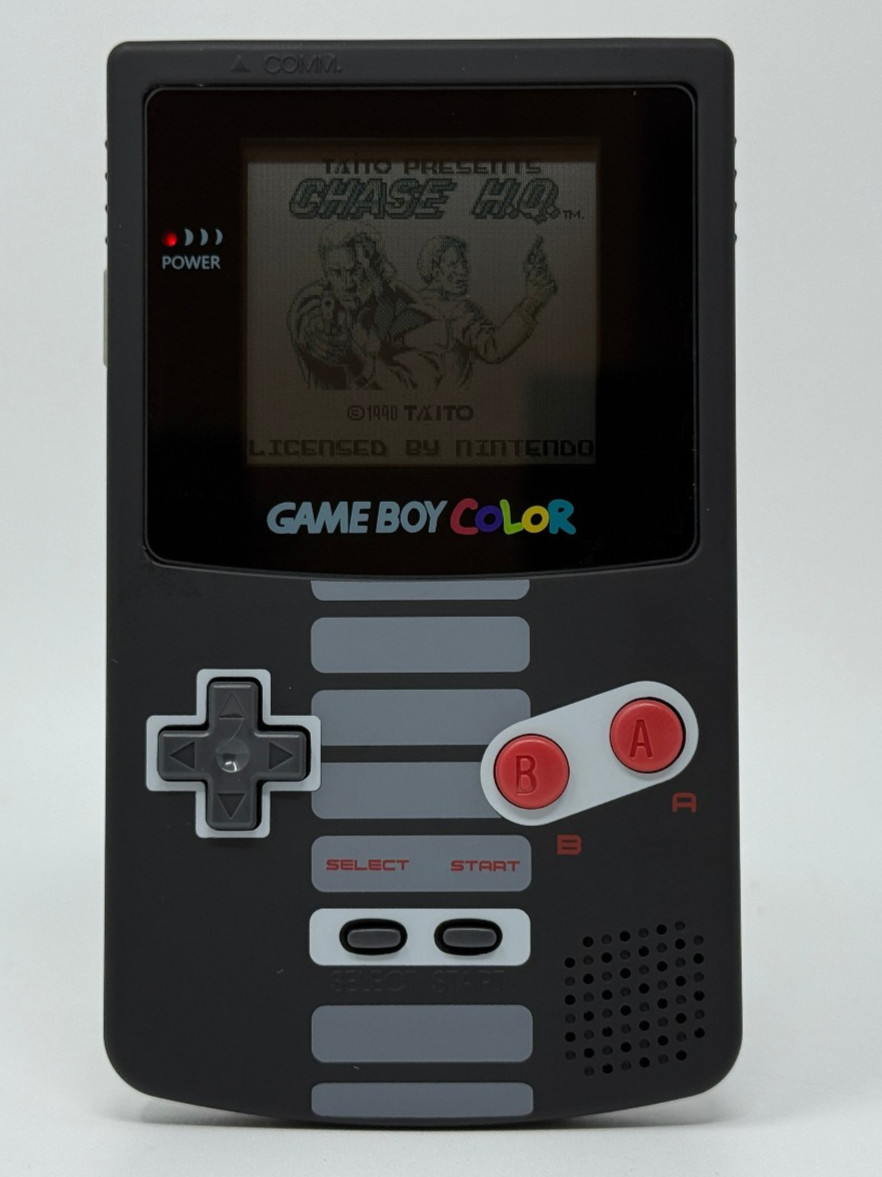 Nintendo Game Boy Color Handheld [CGB-001] *NEW HQ NES THEME SHELL – NM*