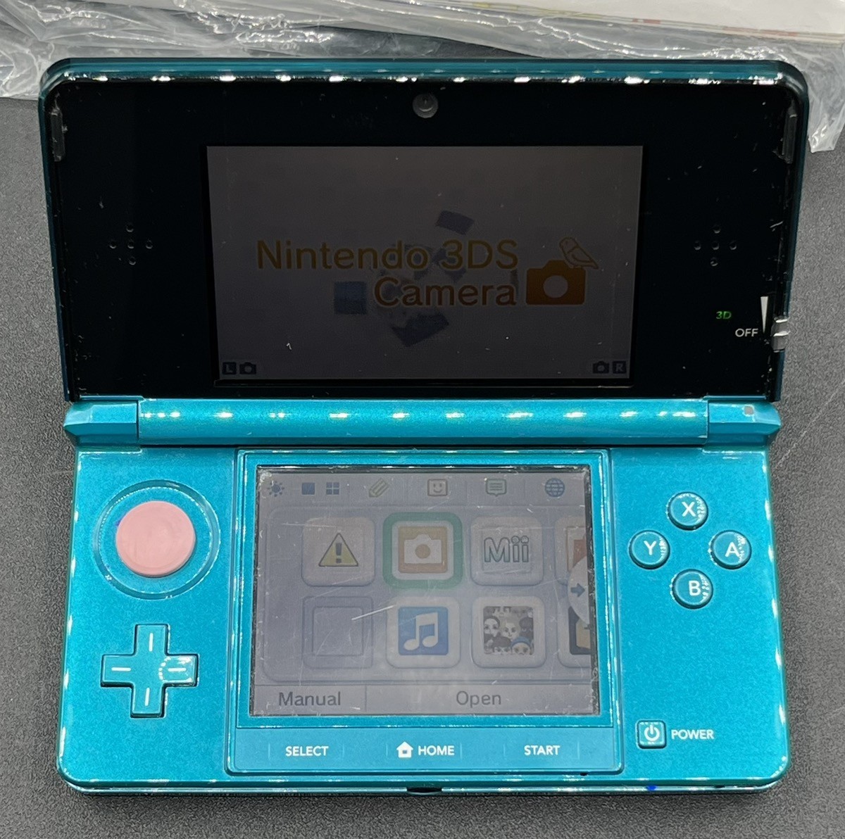 NINTENDO 3DS HANDHELD SYSTEM CTR-S-USZ-C0 TEAL (MVP037891)