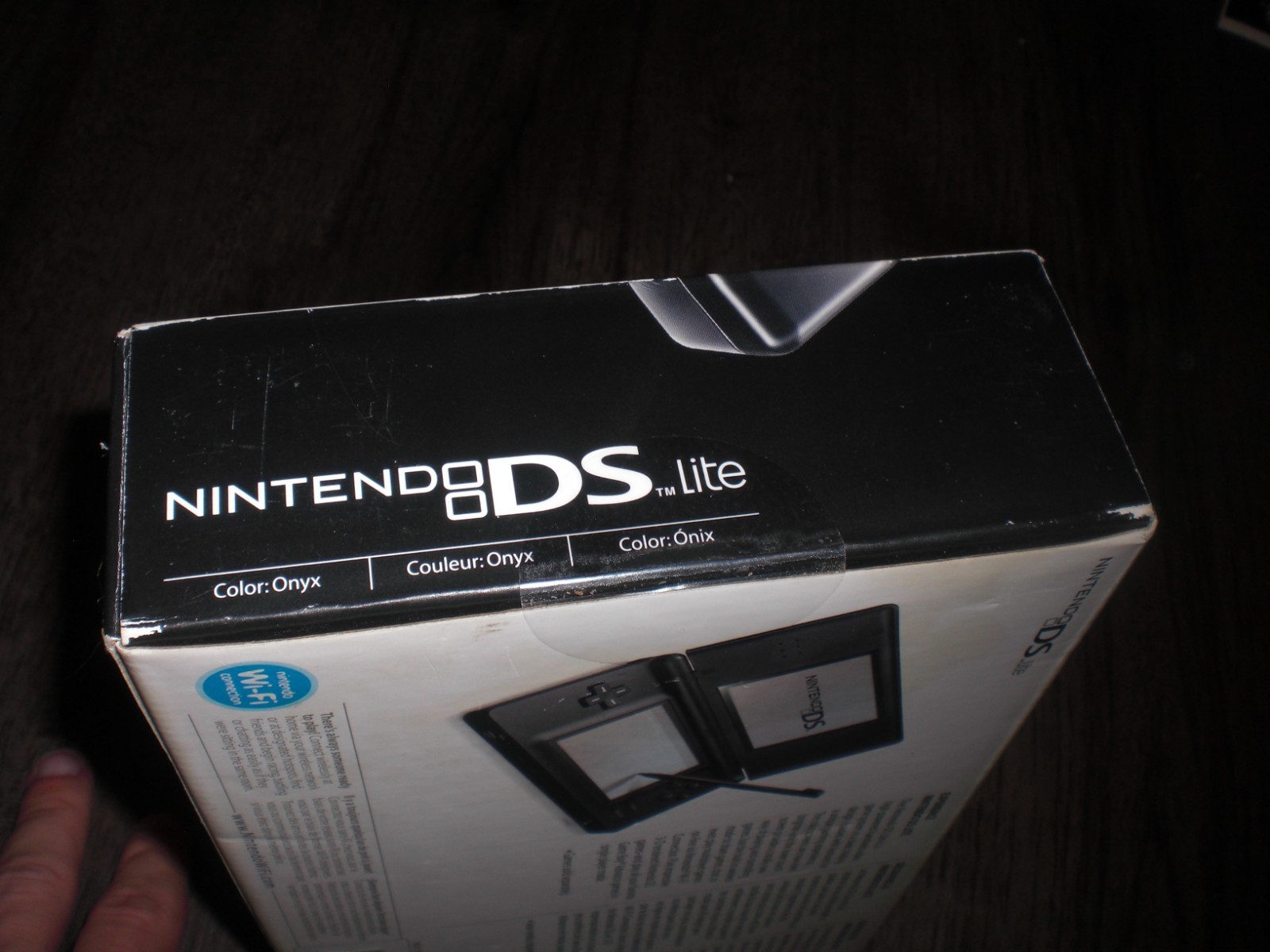Nintendo DS Lite Crimson Red Black Console System COMPLETE CIB Box Insert SERIAL