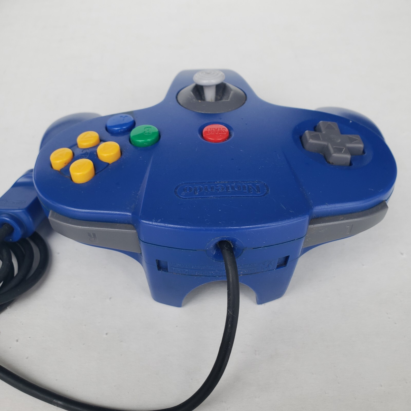 Nintendo 64 N64 Console w/ Jumper Pack Cables RF Adapter Blue Controller Tested