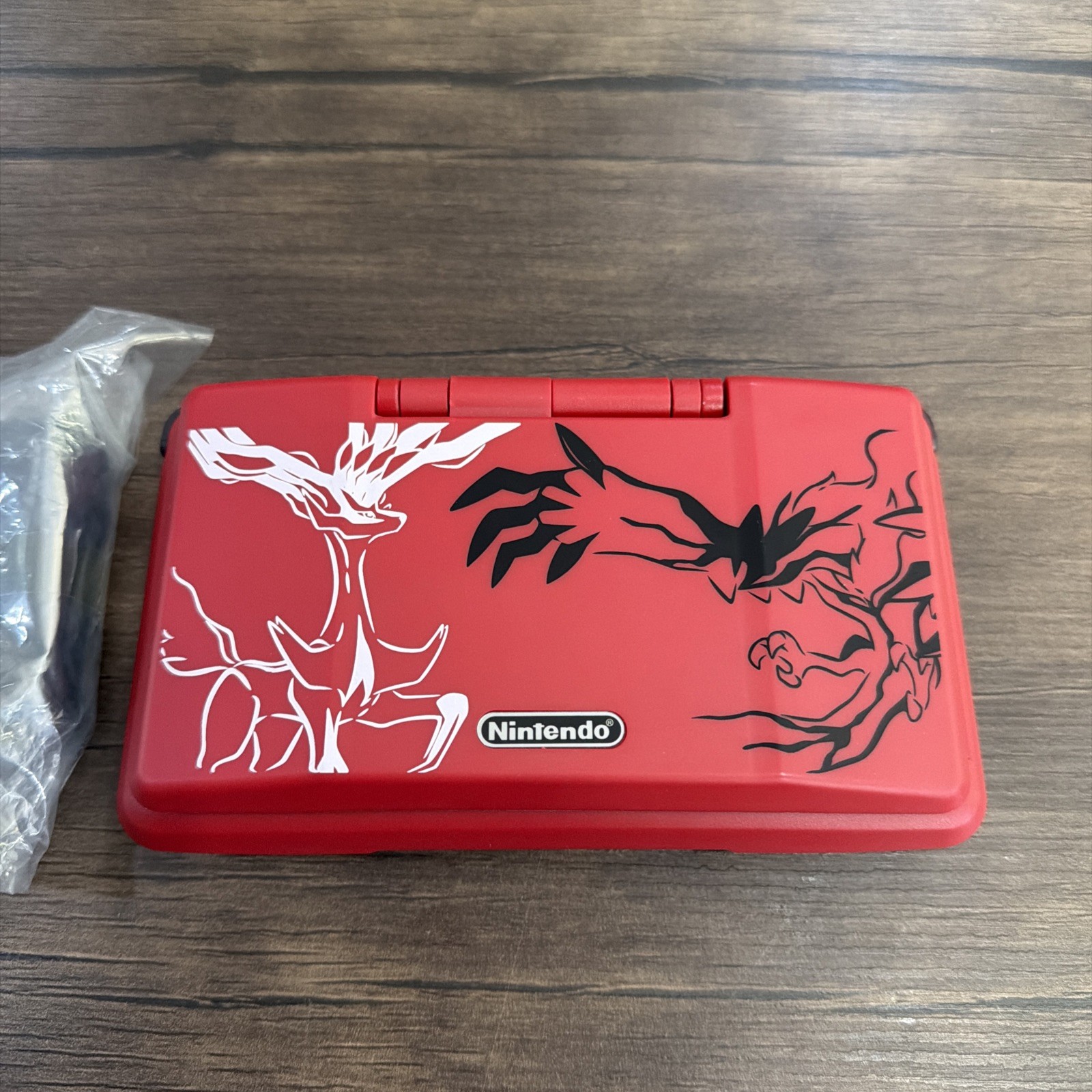 Original Nintendo Red DS Console New XY Pokemon Shell/Screens/Broke Digitizer