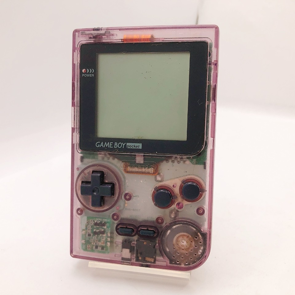 Nintendo Game Boy Pocket Console Clear Purple 5 Bundle Games Gameboy Tested