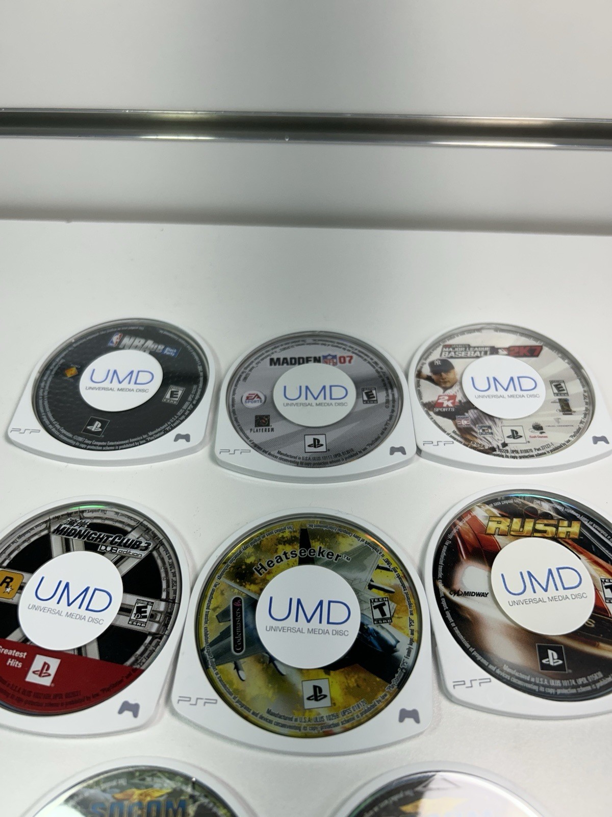 Sony Playstation Portable PSP Handheld Game System – Tested & Reset W/ 8 Games
