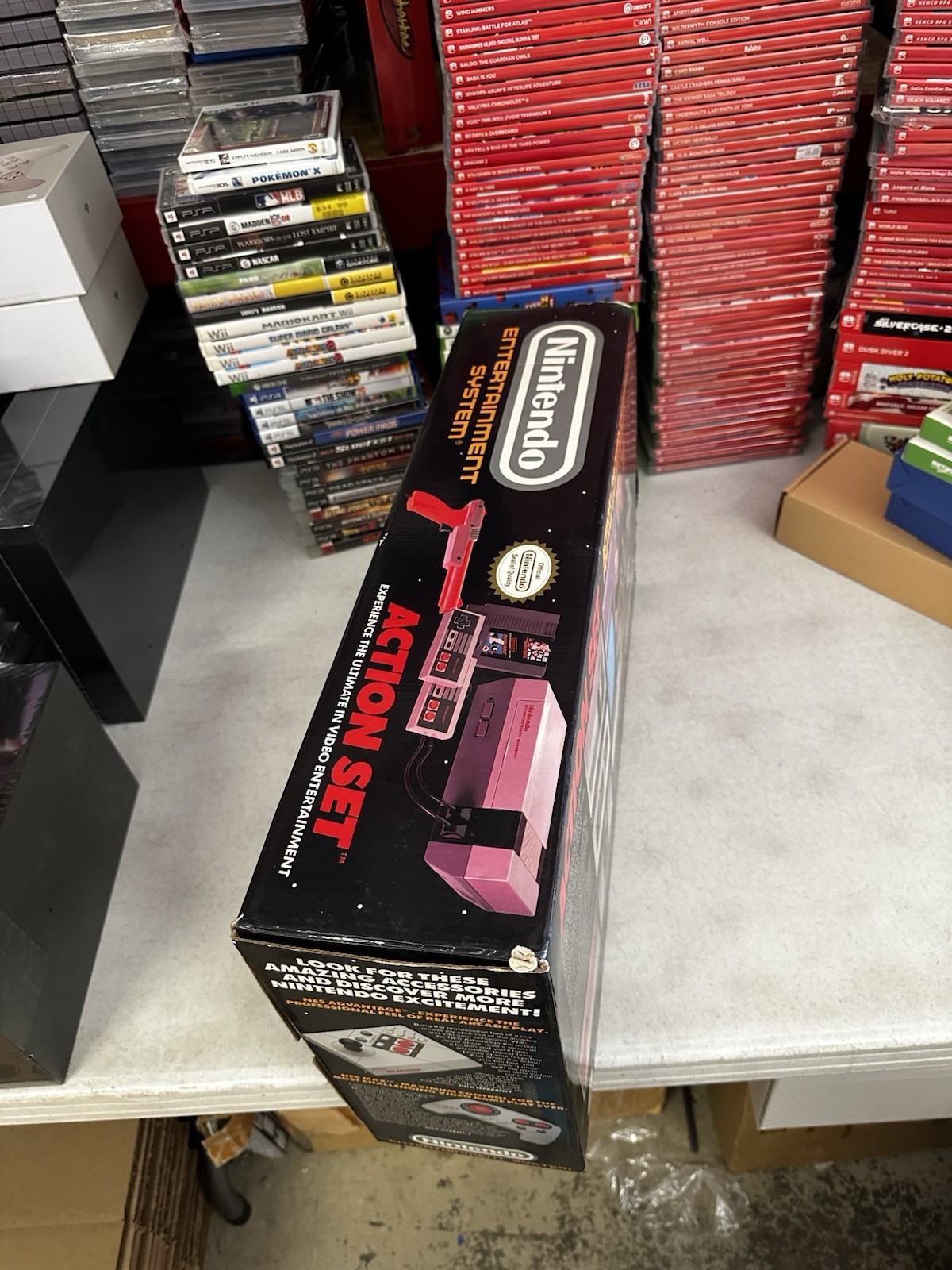 Nintendo NES Action Set Console – Complete In Box – Tested – Authentic – Clean!