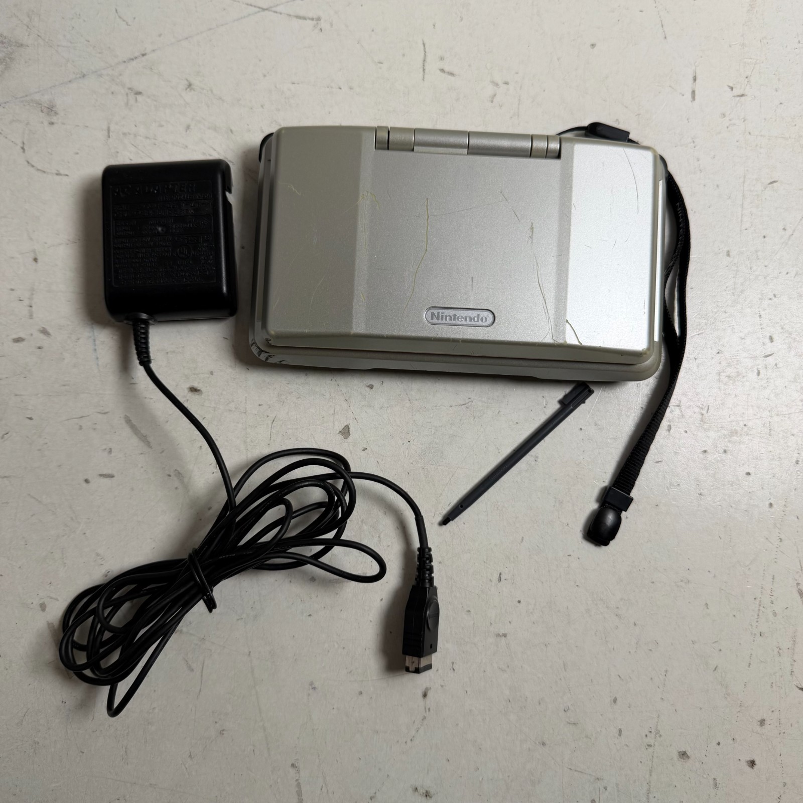 Nintendo DS NTR-001 Titanium Dual LCD Display Handheld Video Gaming Console