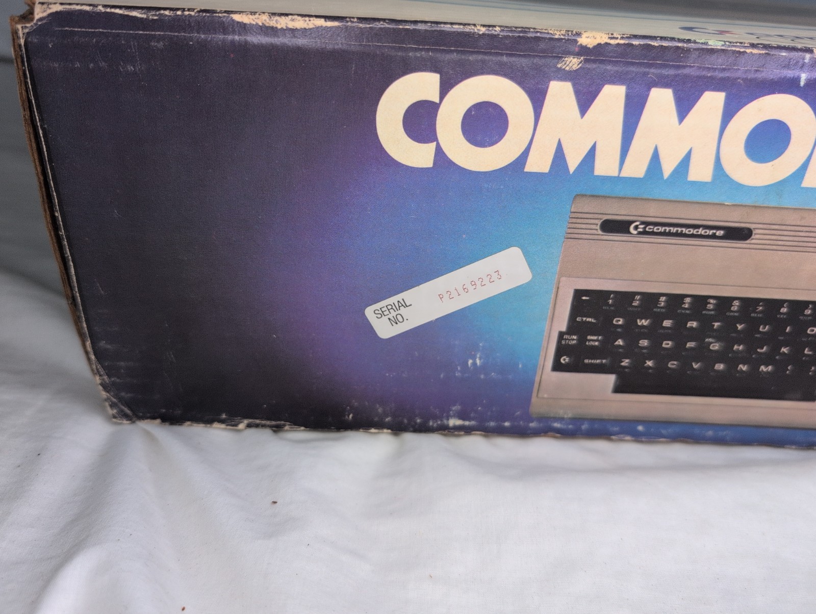 Commodore 64 Vintage Computer Untested With Box Matching Number Manual & Cords