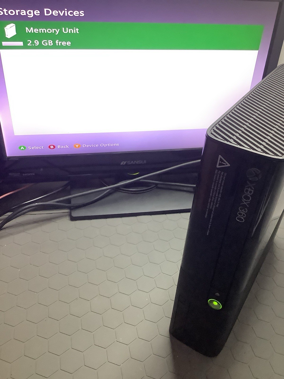 Microsoft Xbox 360 E Corona 4GB Console Tested & Serviced No HDD No PSU