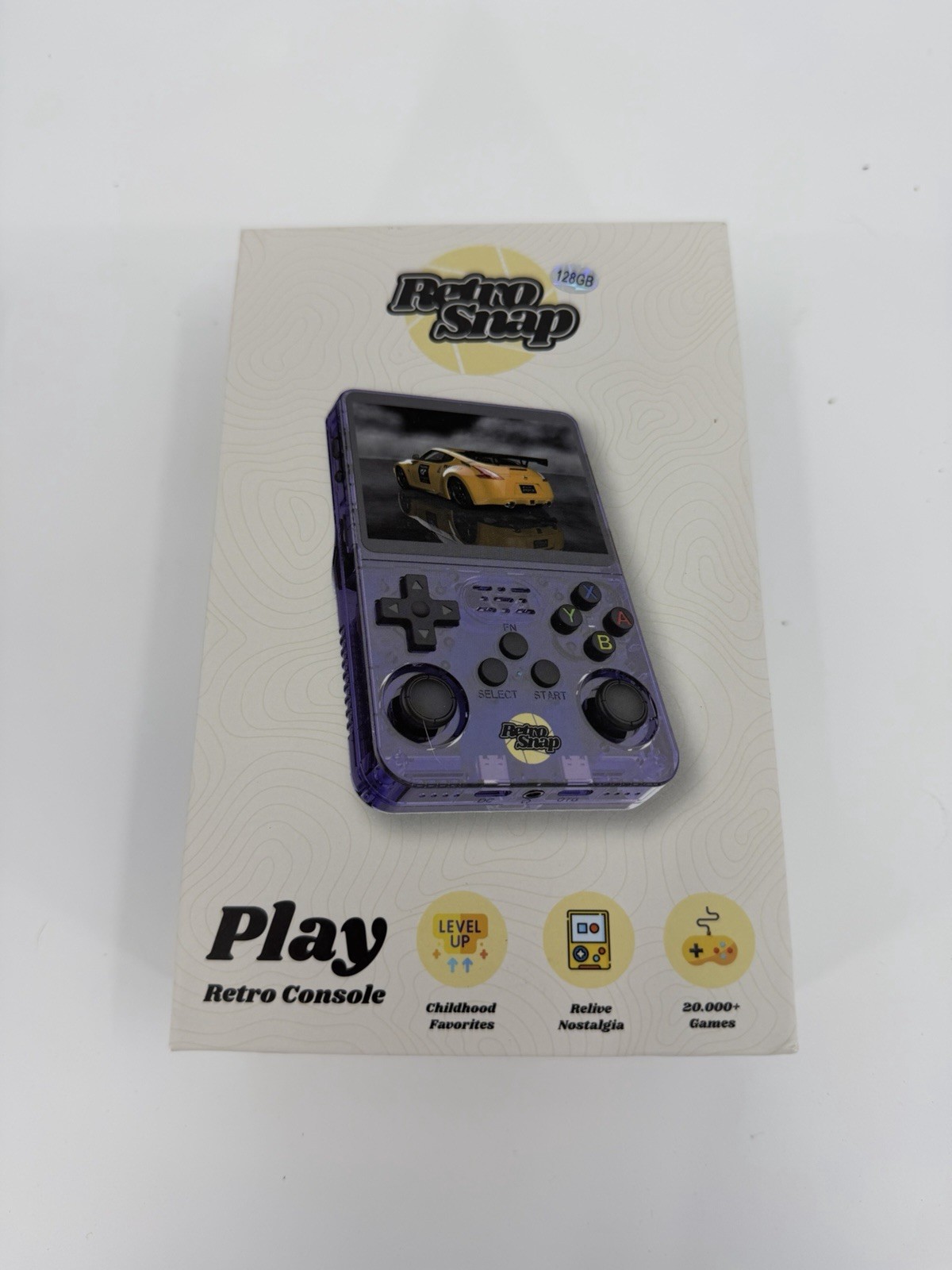 Retro Snap Play Handheld Console 128GB White 20,000+ Games PSP N64 PS1