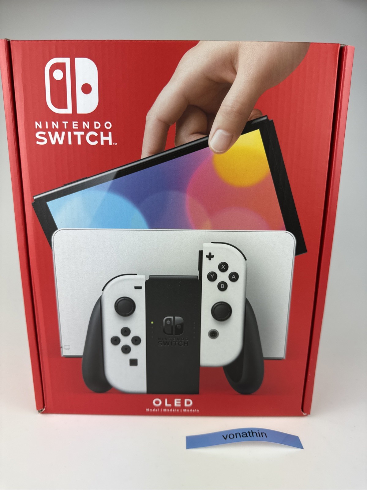 New Nintendo Switch OLED Console Gaming System HEG-001 Black/White