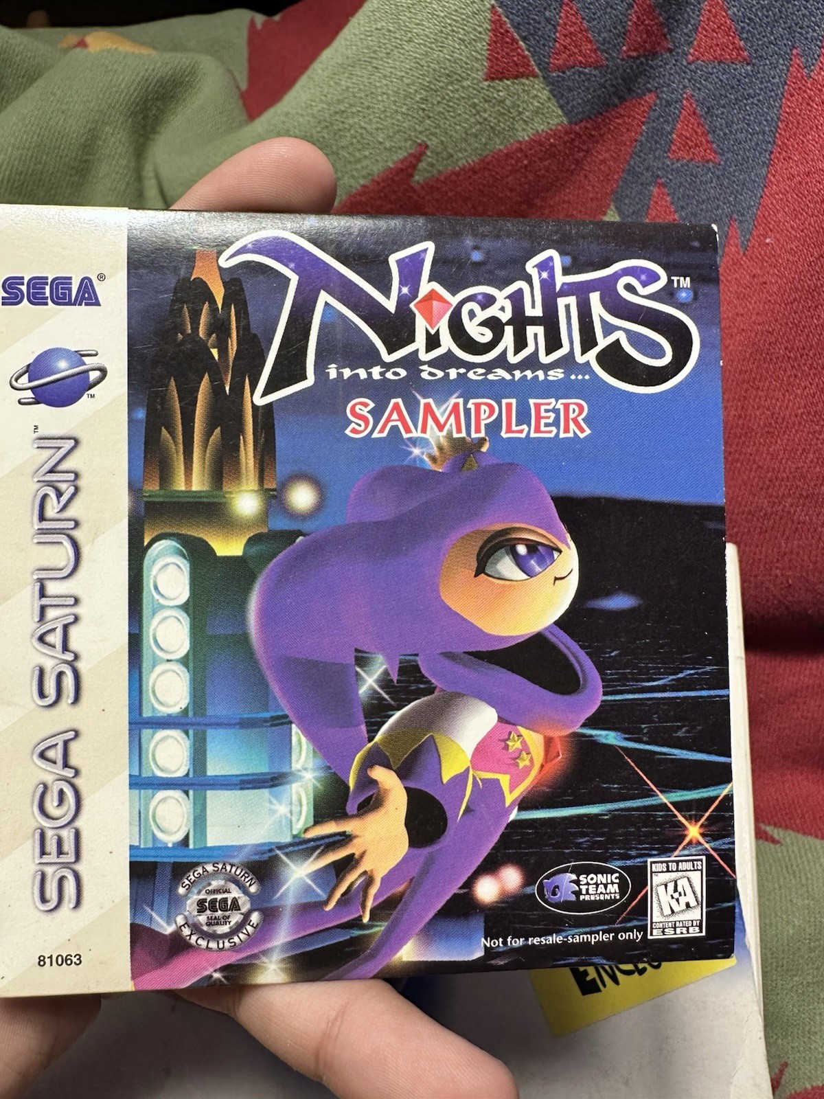 Sega Saturn Console In Original Box Working 3 Games Sampler CIB 2 Controller’s