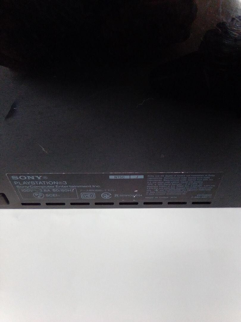 Tested Sony PlayStation 3 PS3 CECHB00 20GB Black Console Japan Verified Working
