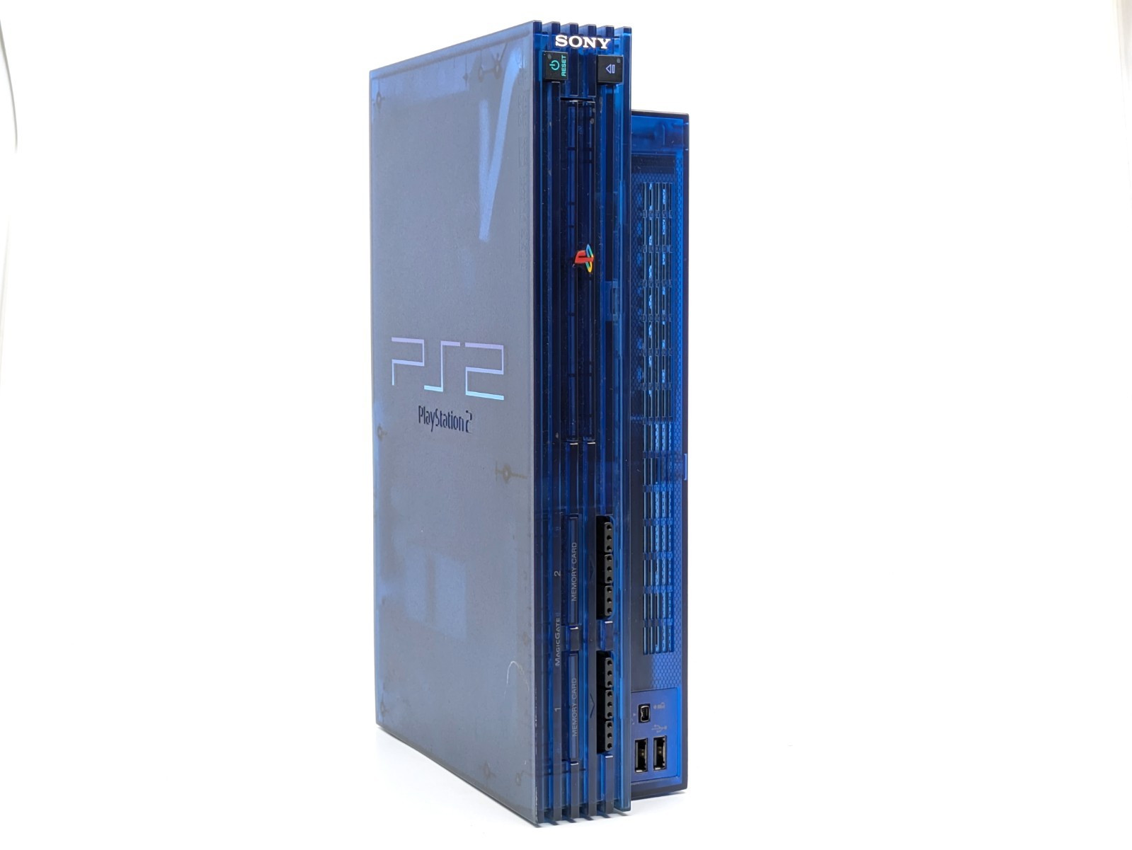 Sony PS2 PlayStation 2 SCPH-37000 Ocean Blue NTSC-J Japan Tested w/ Controller