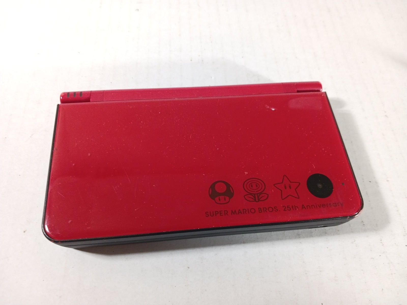 Nintendo DSI XL Super Mario 25th Anniversary Broken Cartridge Slot AS-IS Read
