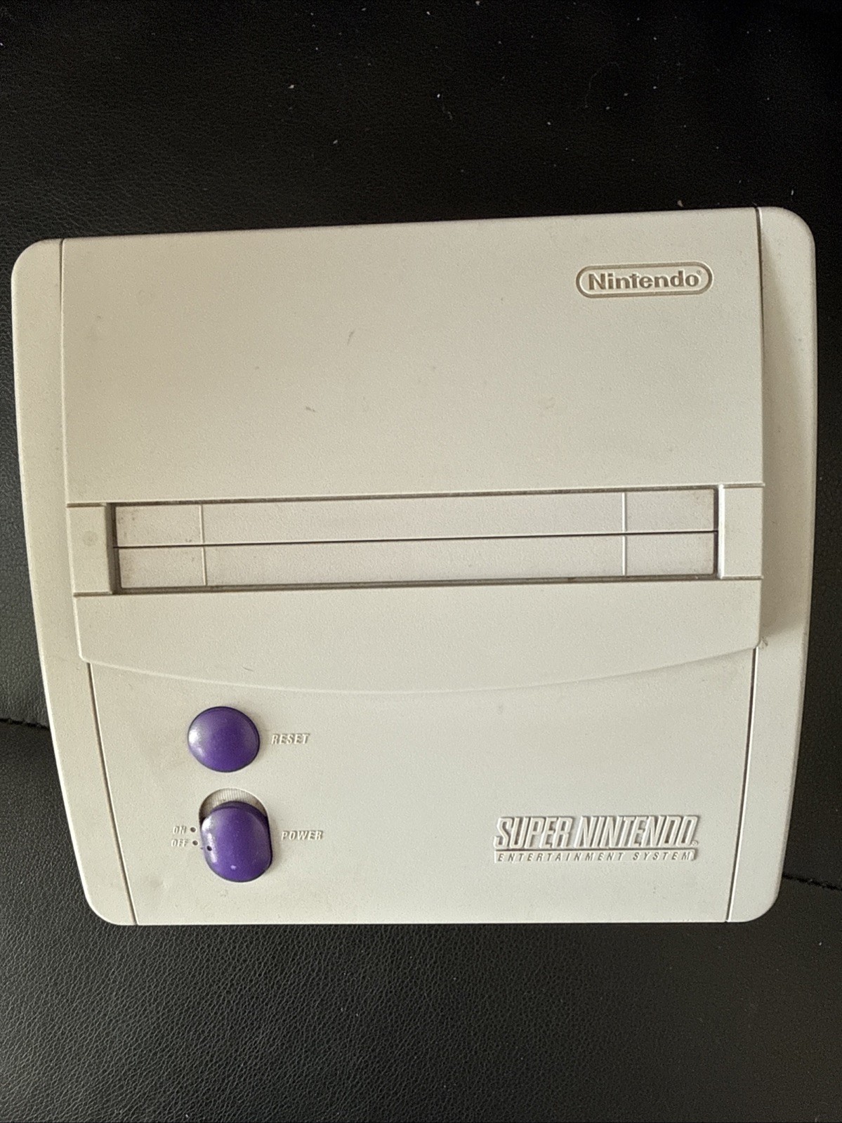 Super Nintendo SNES Jr Tested And Working, Two Games, Two Controllers